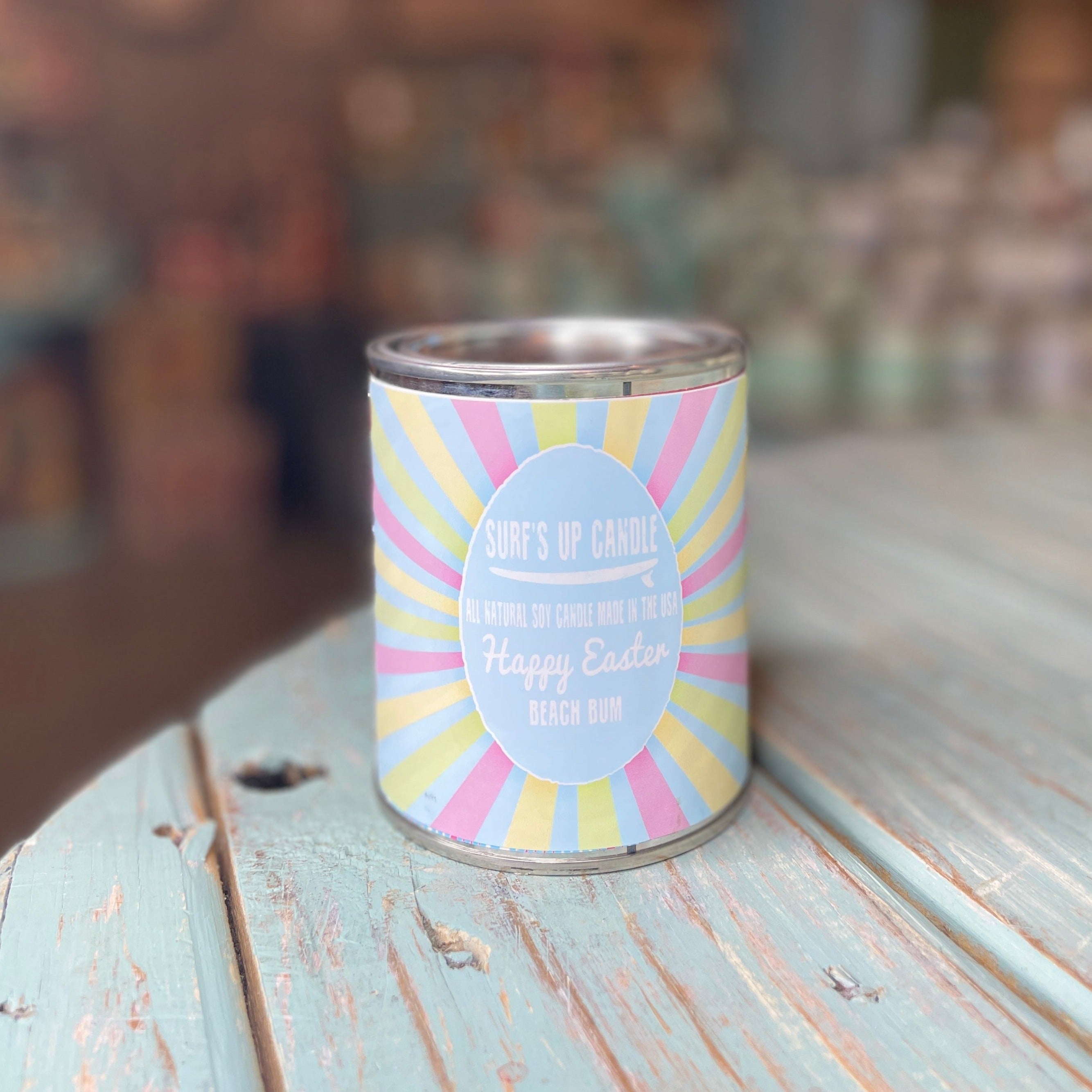 Easter Egg Beach Bum Paint Can Candle - Easter Collection
