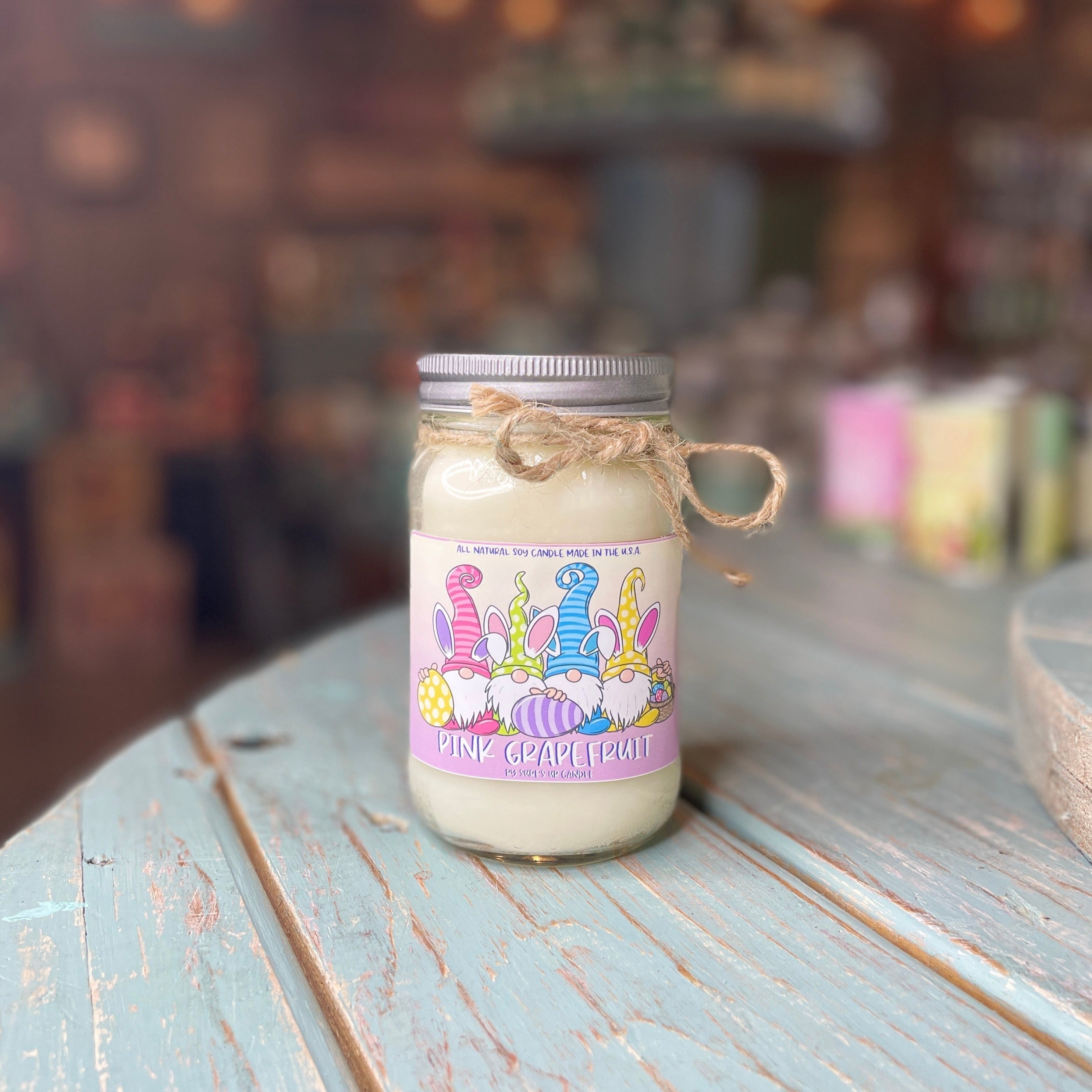 Easter Gnome Mason Jar Trio - Easter Collection