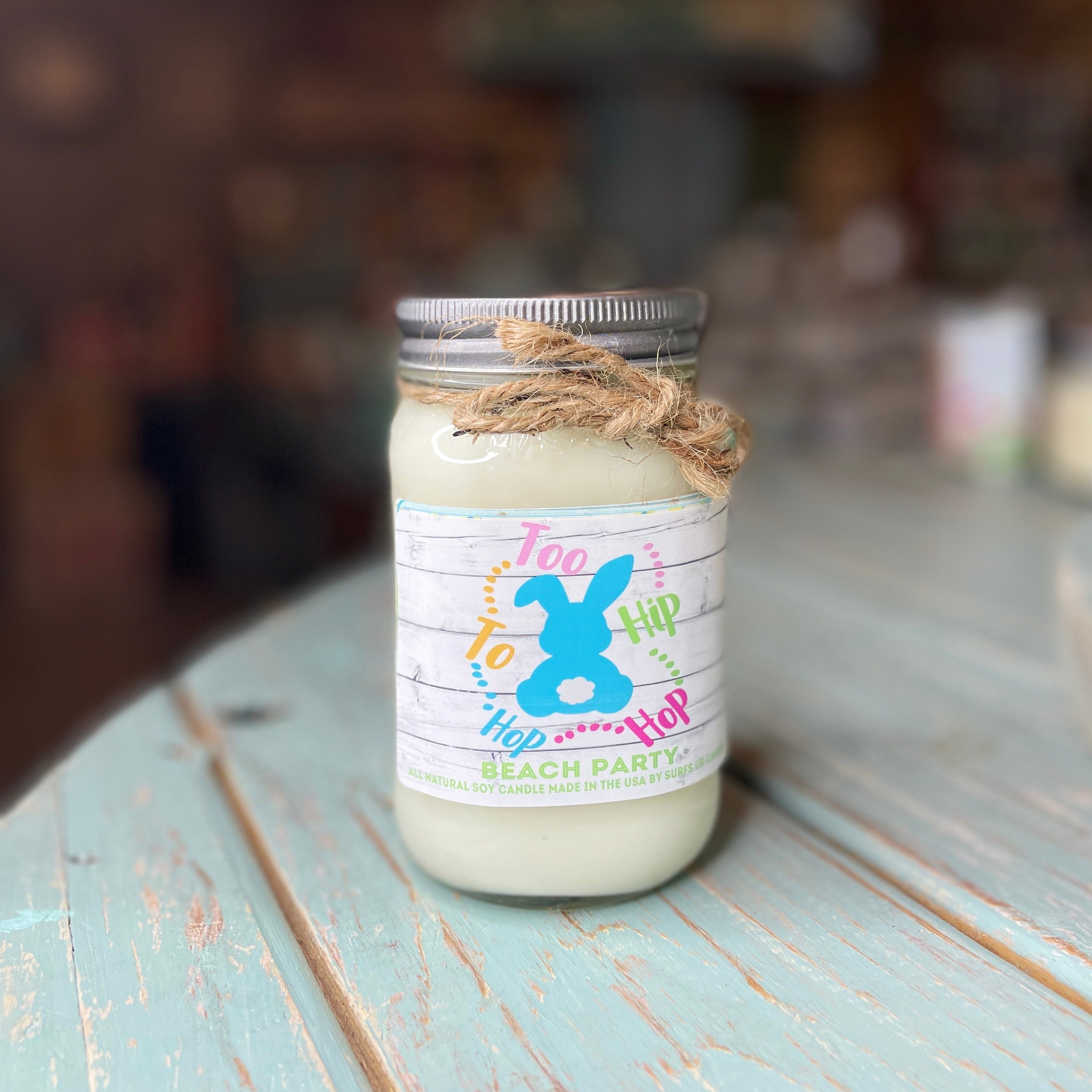 Hip Hop Beach Party Mason Jar Candle - Easter Collection