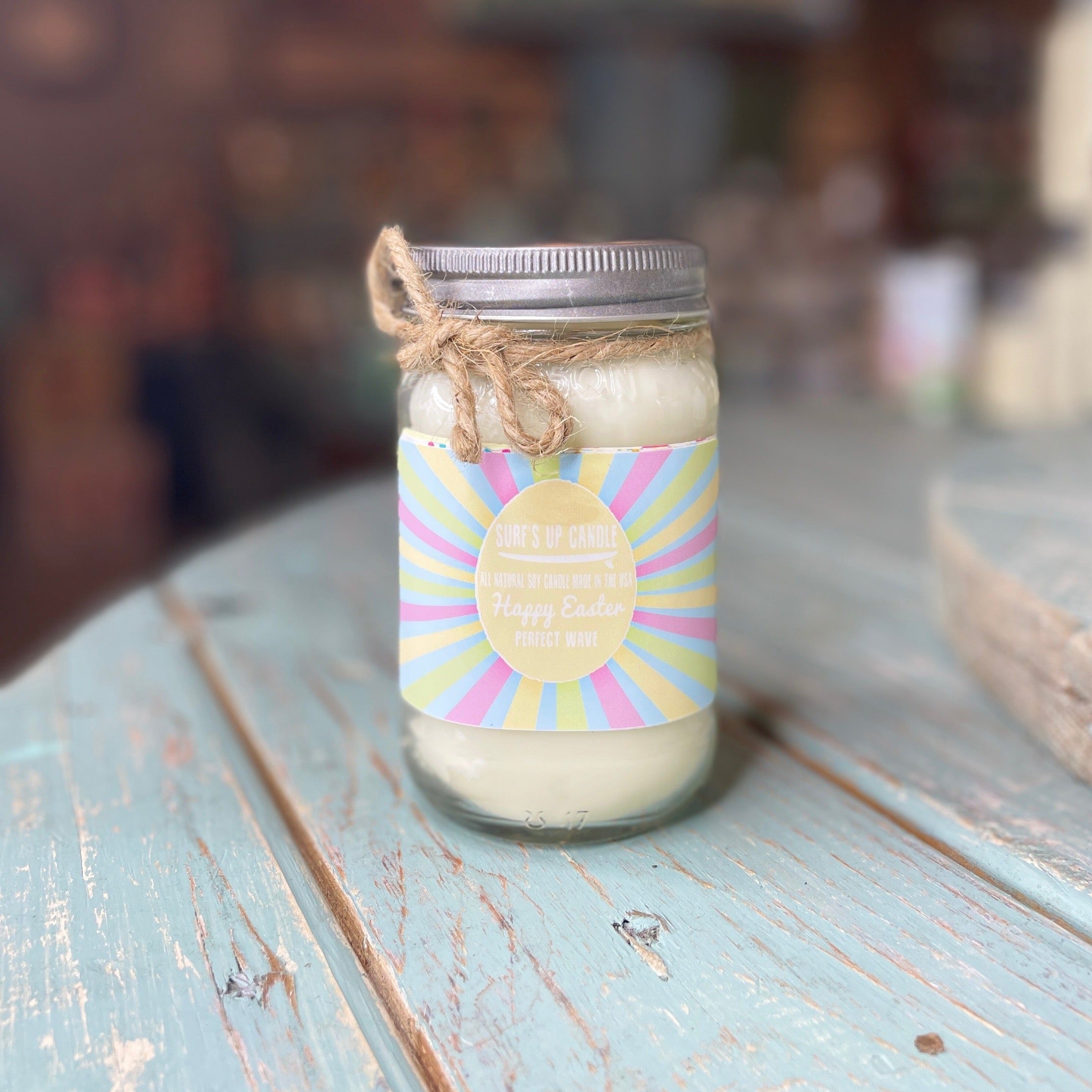 Easter Egg Perfect Wave Mason Jar Candle - Easter Collection