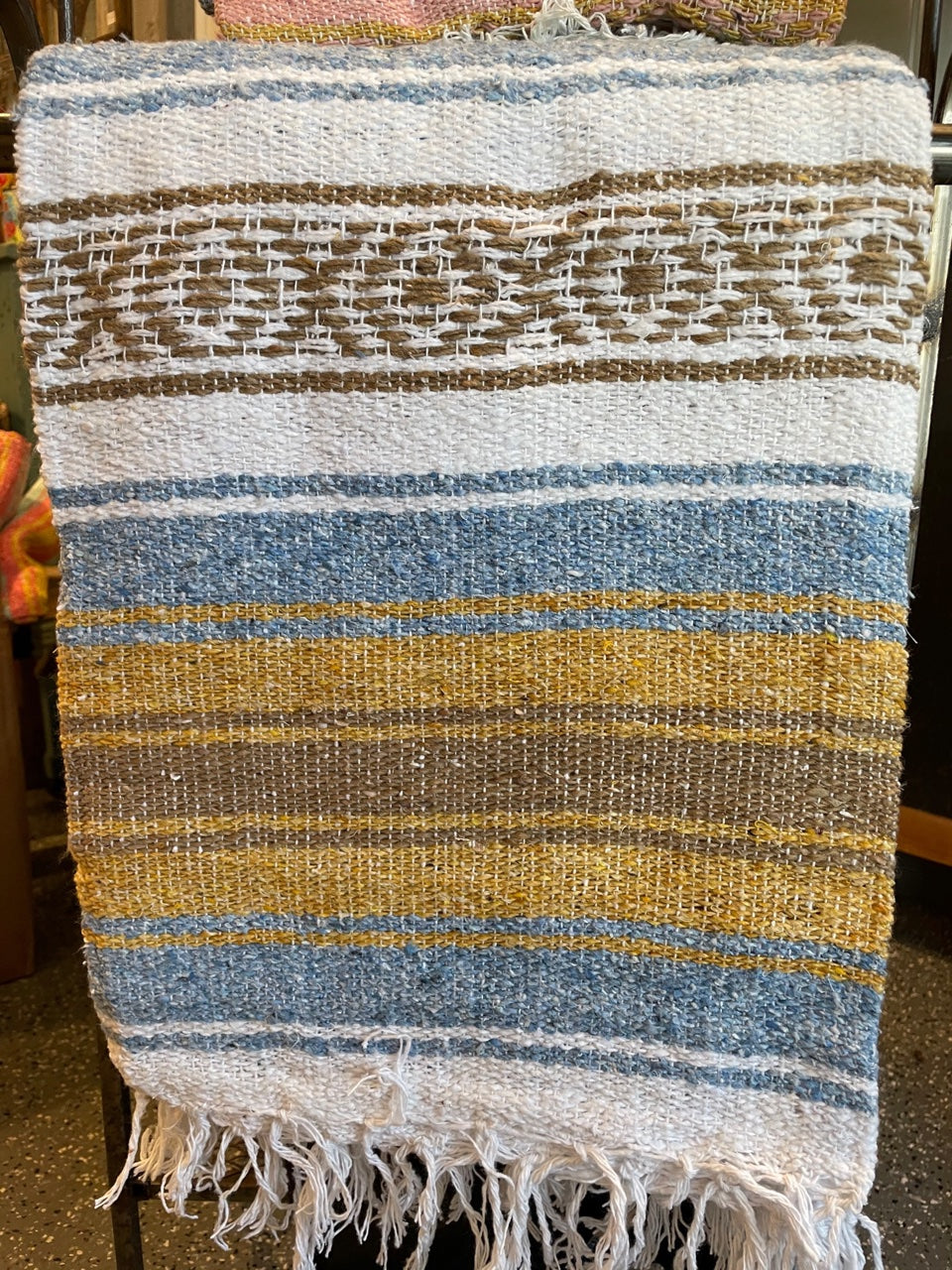 Beach Towels l Throw Blankets - Blue | Brown | Yellow #95