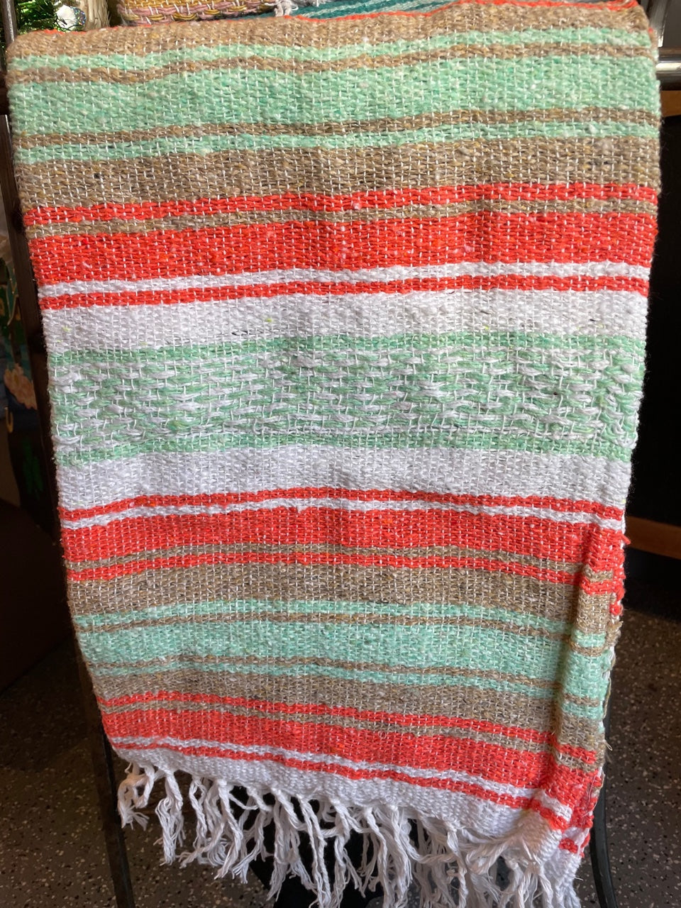 Beach Towels l Throw Blankets - Orange | Brown | Green #107