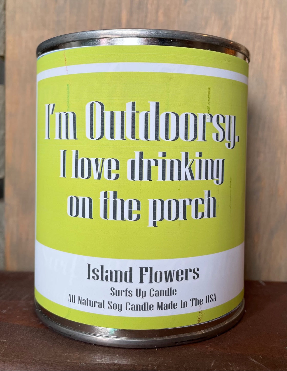 Witty Pint - Island Flowers - I'm Outdoorsy