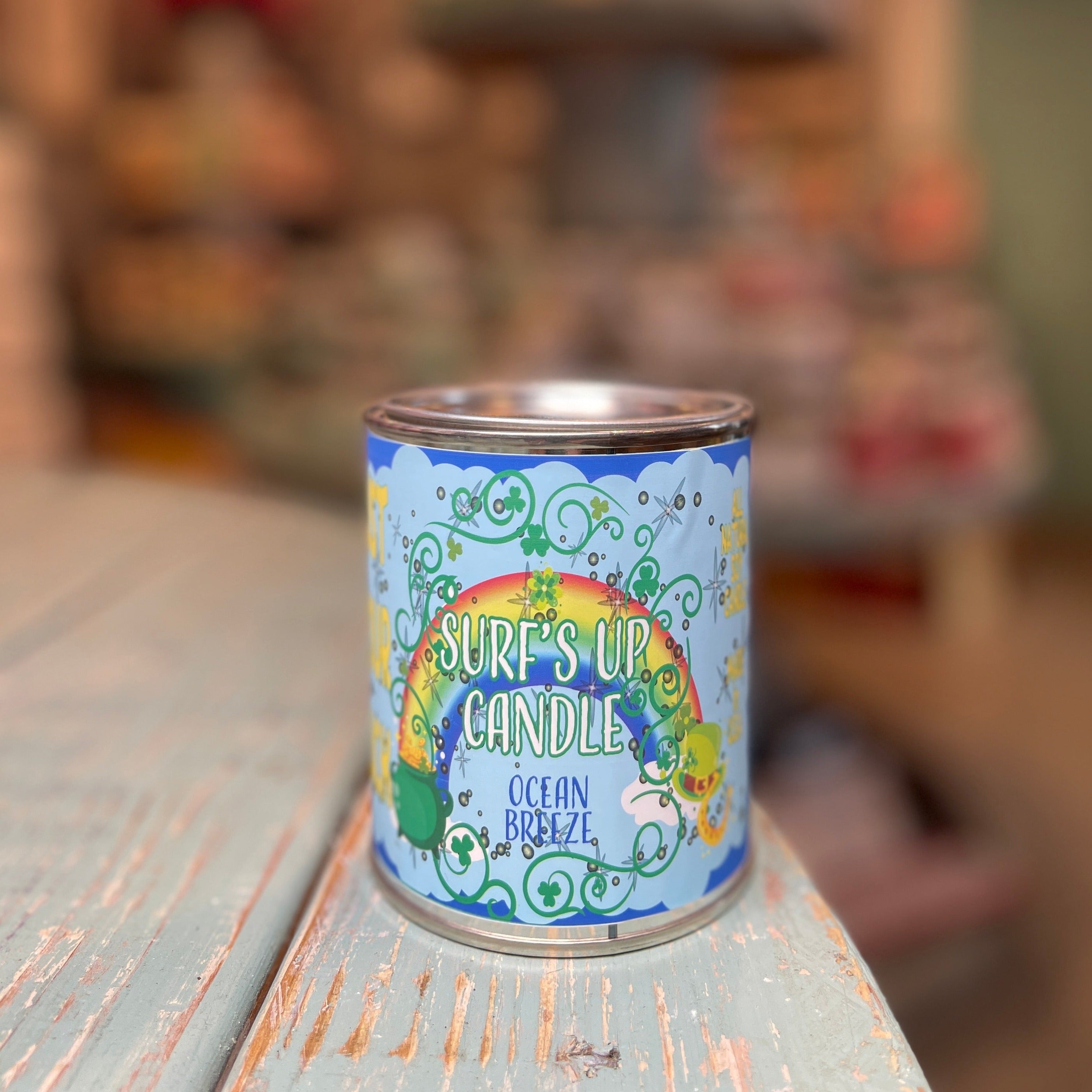 Just your Luck Ocean Breeze Paint Can Candle - St. Patrick's Day Collection