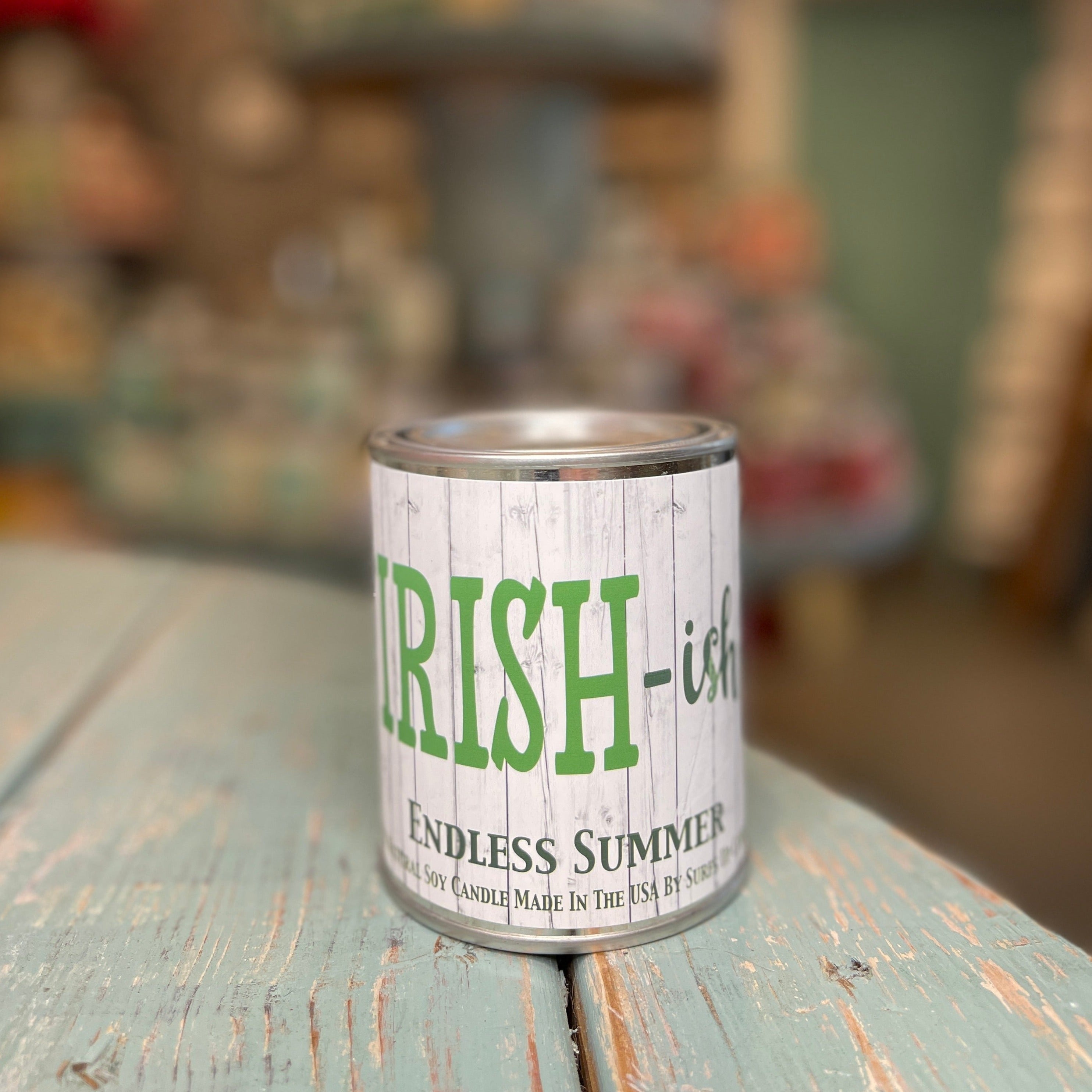 IRISH-ish Endless Summer Paint Can Candle - St. Patrick's Day Collection