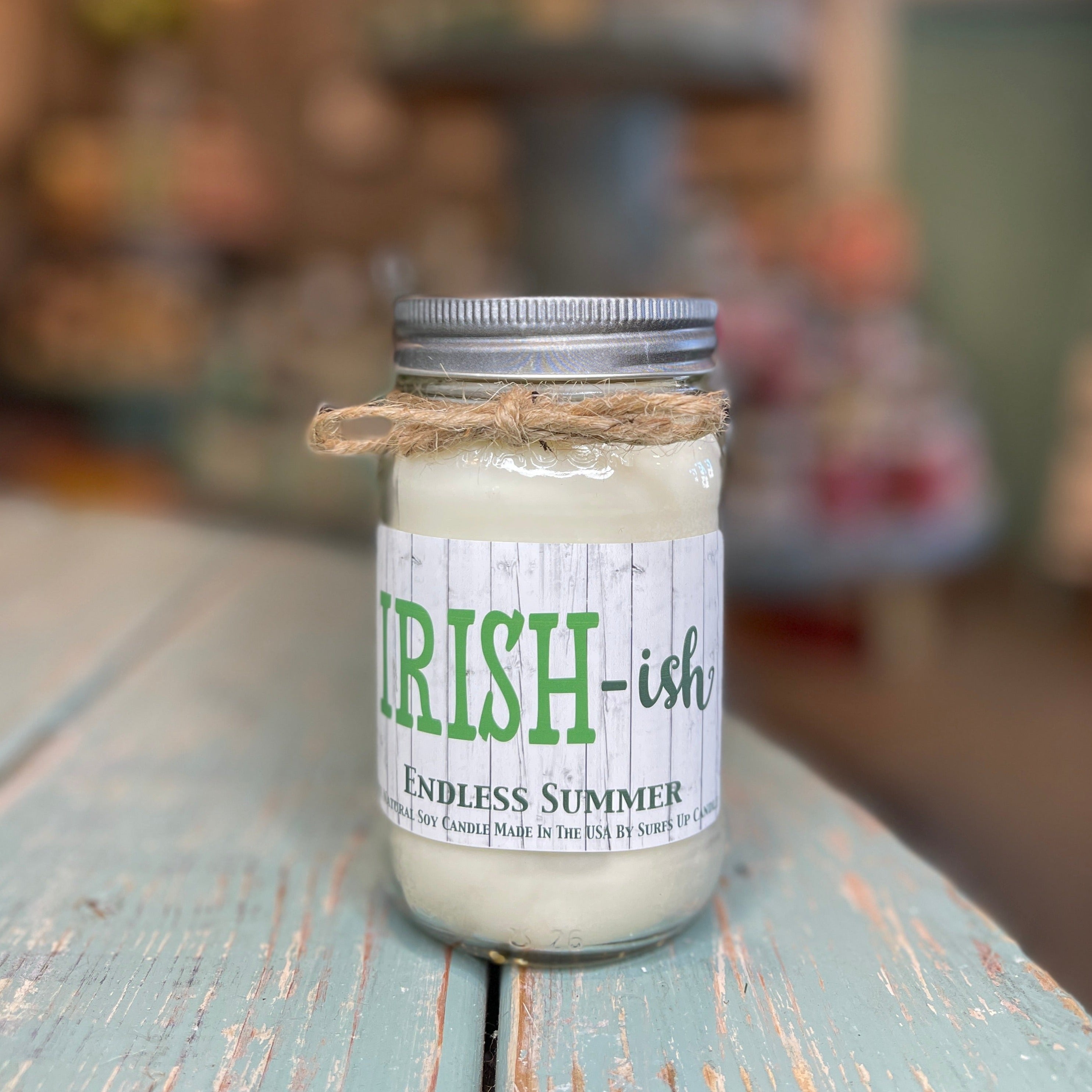 IRISH-ish Endless Summer Mason Jar Candle - St. Patrick's Day Collection