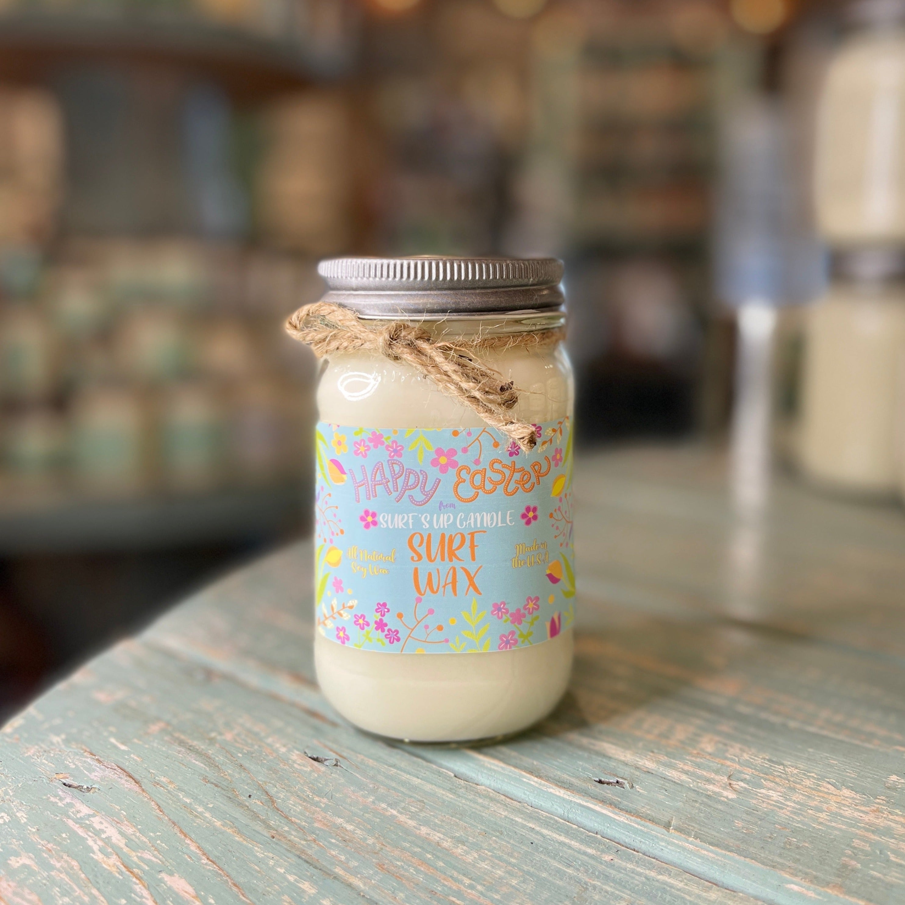 Hippity Hop Surf Wax Mason Jar Candle - Easter Collection