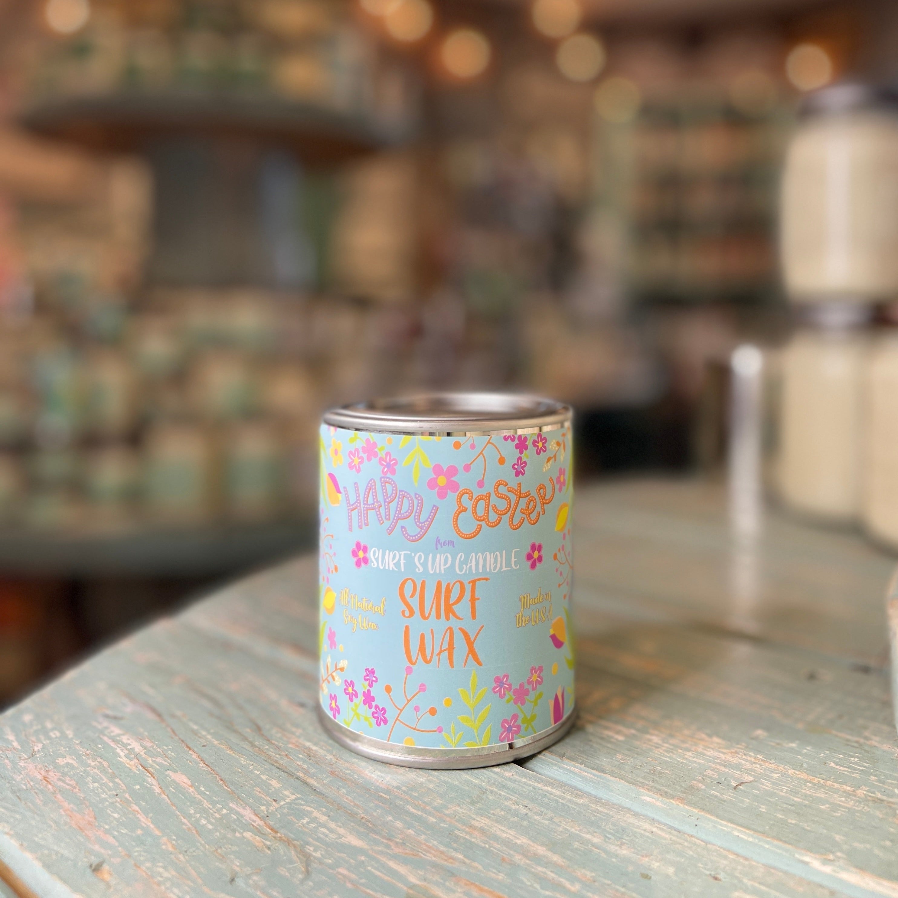 Hippity Hop Surf Wax Paint Can Candle - Easter Collection