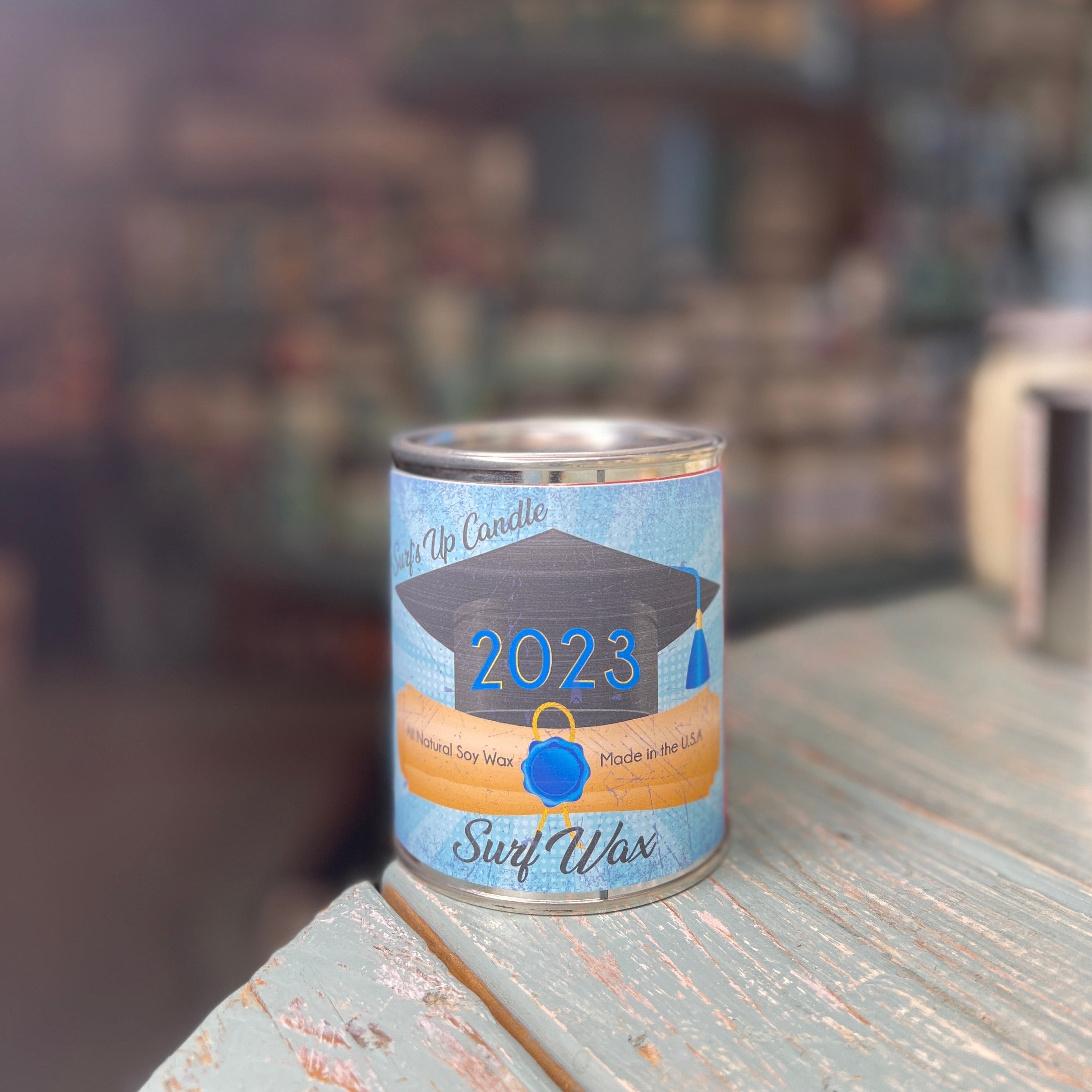 Surf Wax Paint Can Candle - Graduation Collection