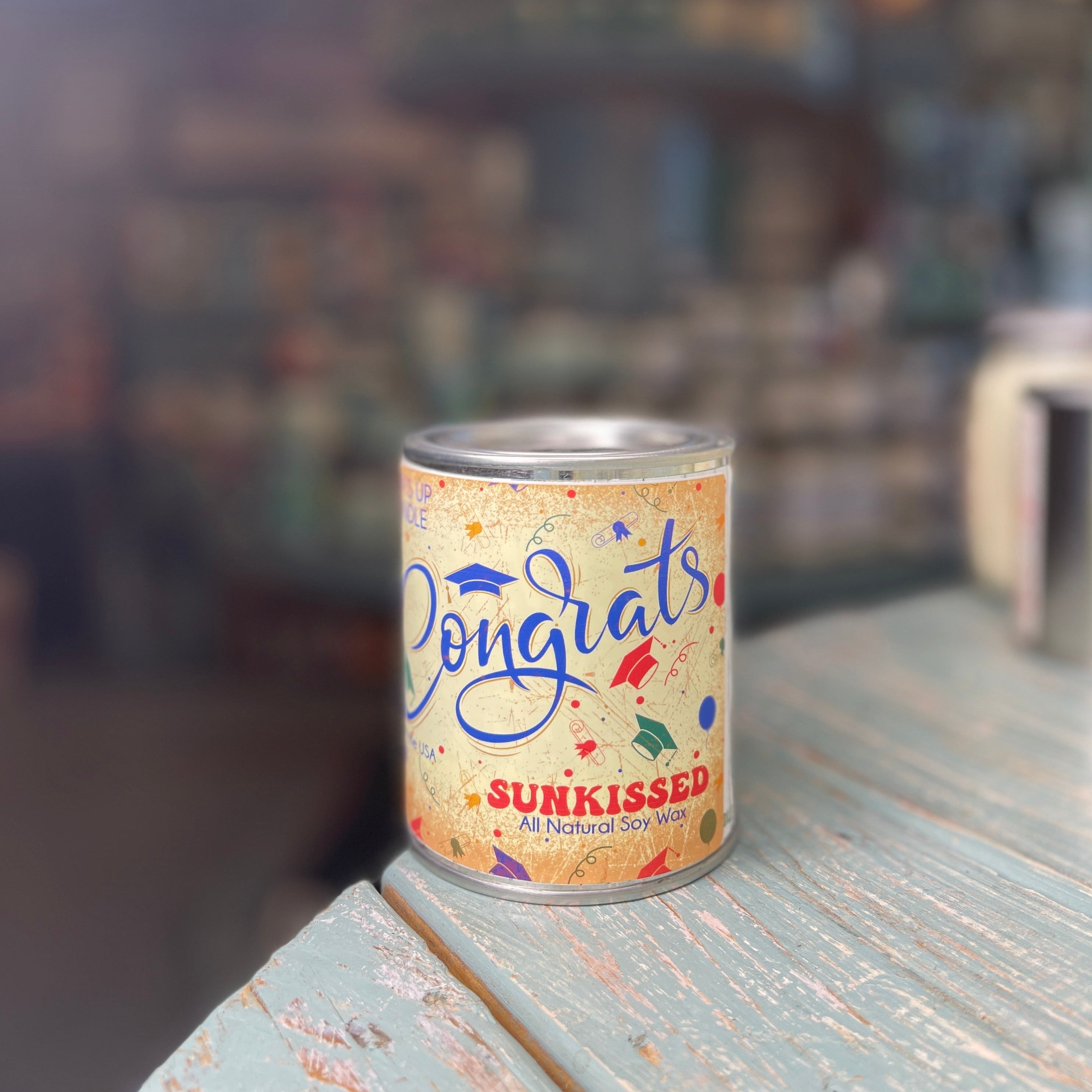 Sunkissed Paint Can Candle - Graduation Collection