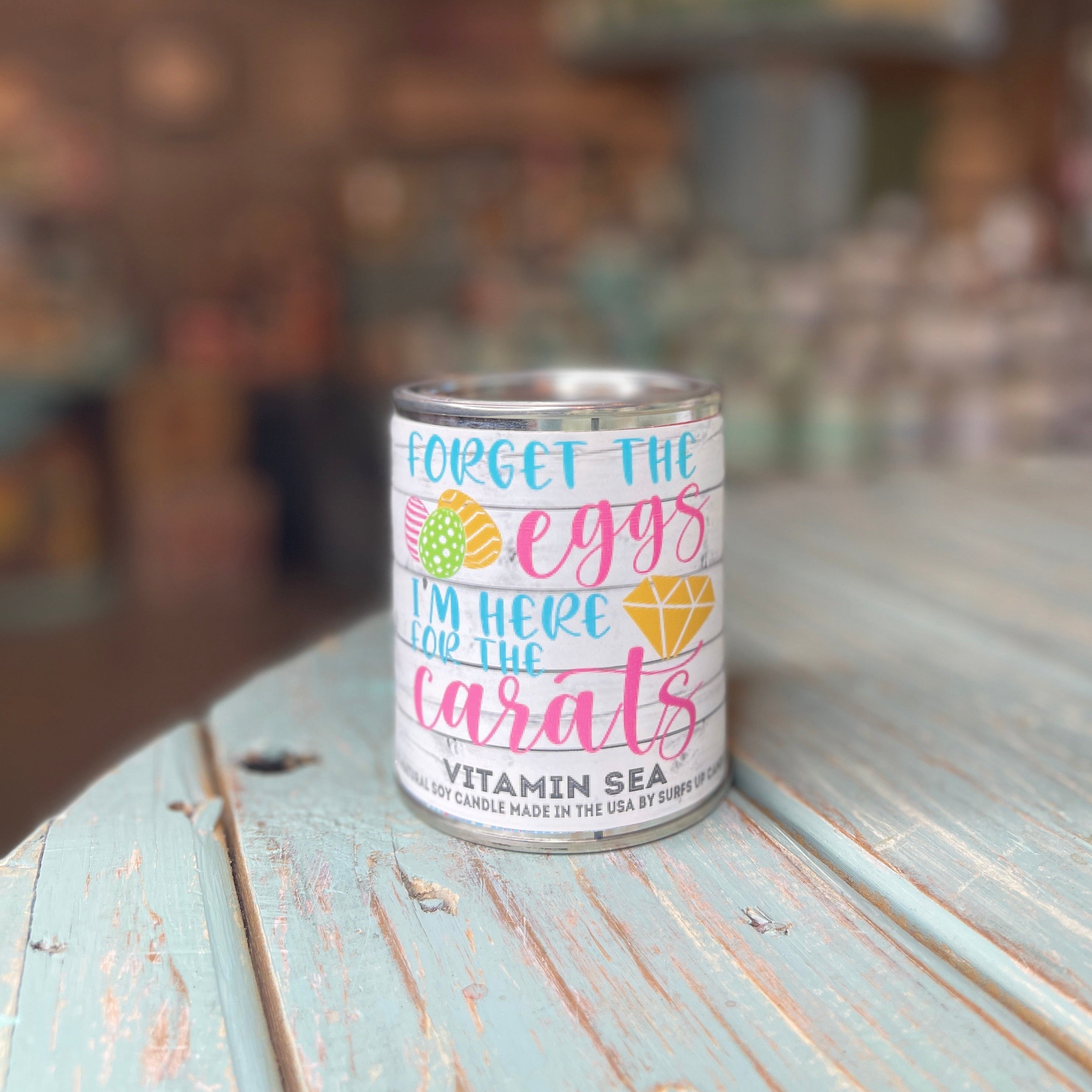 Forget the Eggs Vitamin Sea Paint Can Candle - Easter Collection