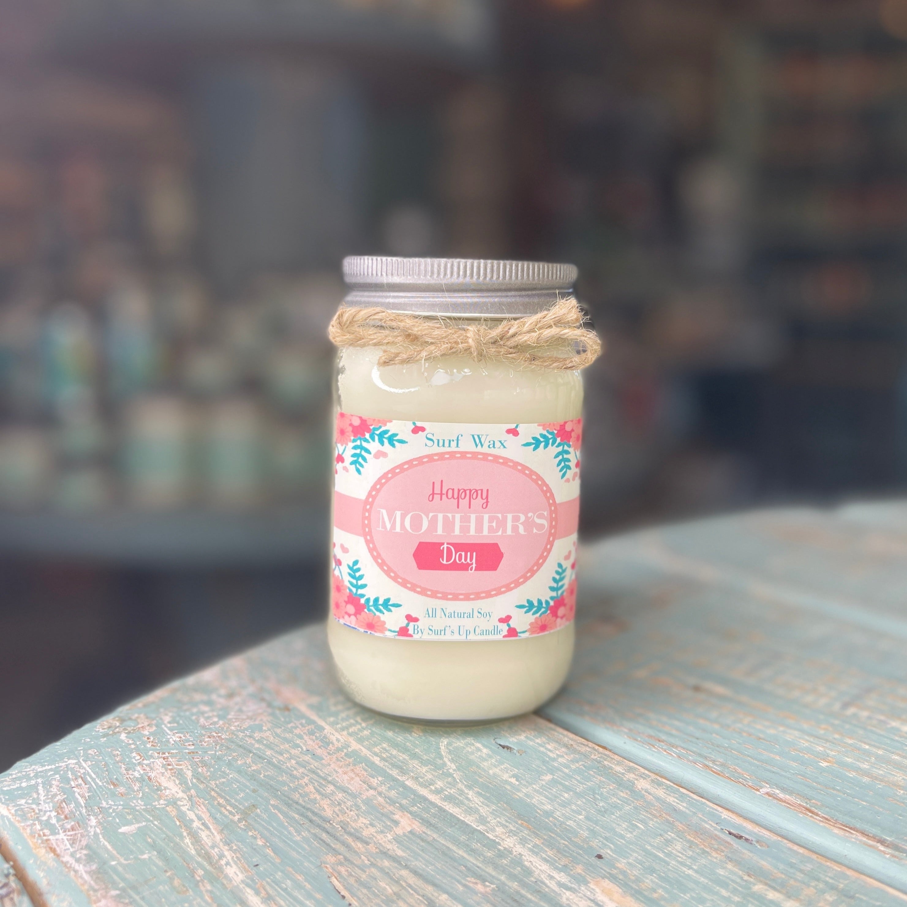 Surf Wax Mason Jar Candle - Mother's Day Collection
