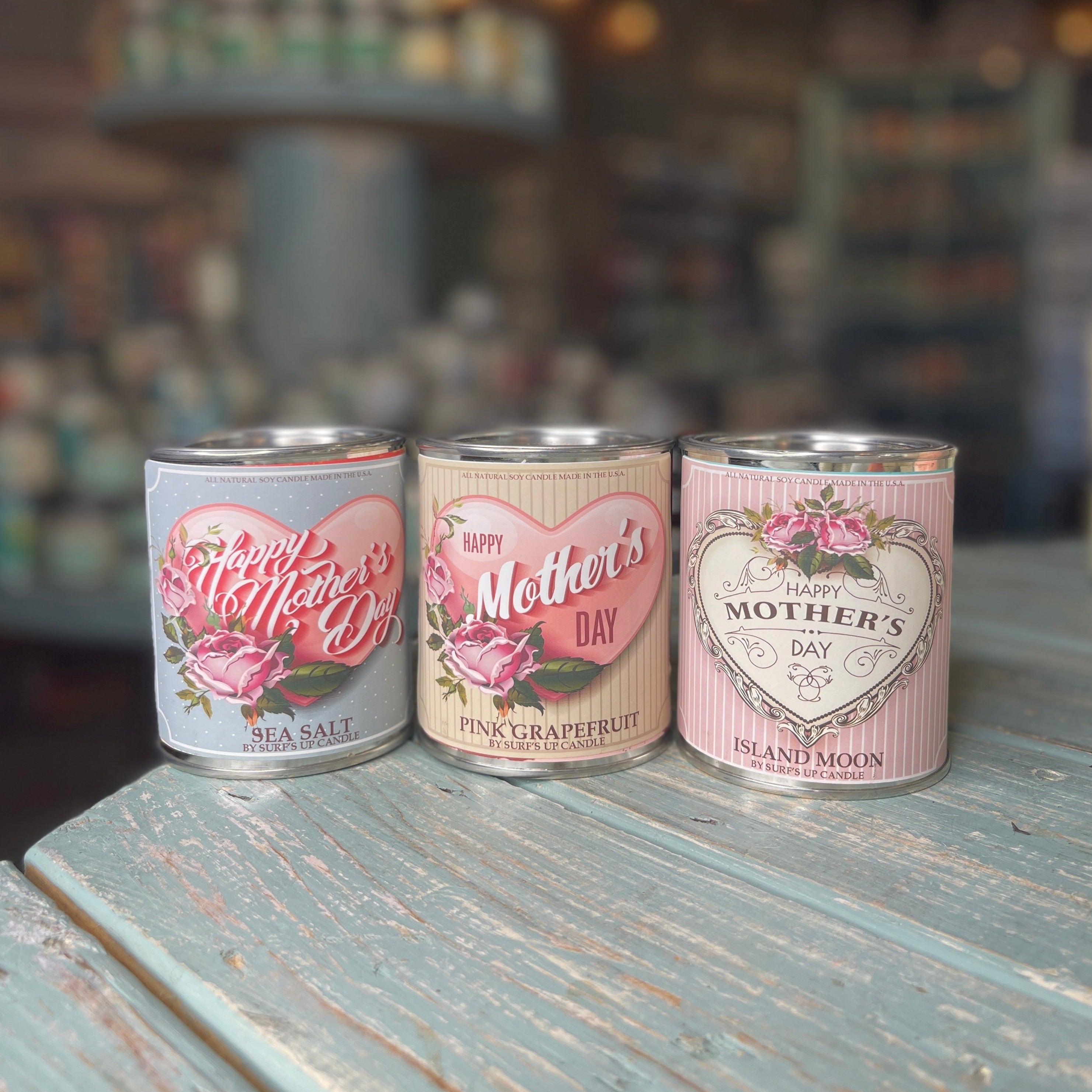 Vintage Paint Can Candle Trio - Mother's Day Collection