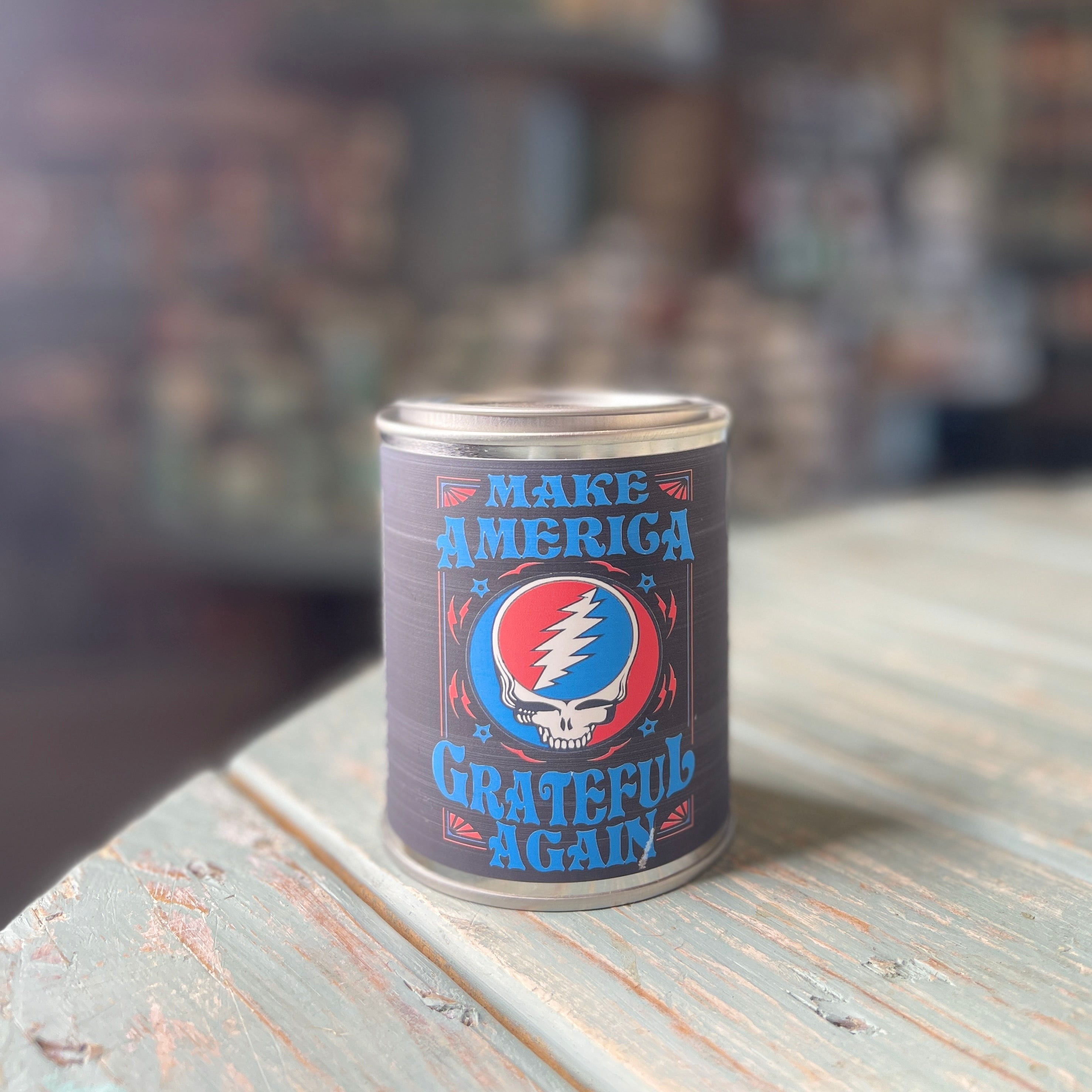 Coconut Lime America Paint Can Candle- Grateful Dead Inspired Collection