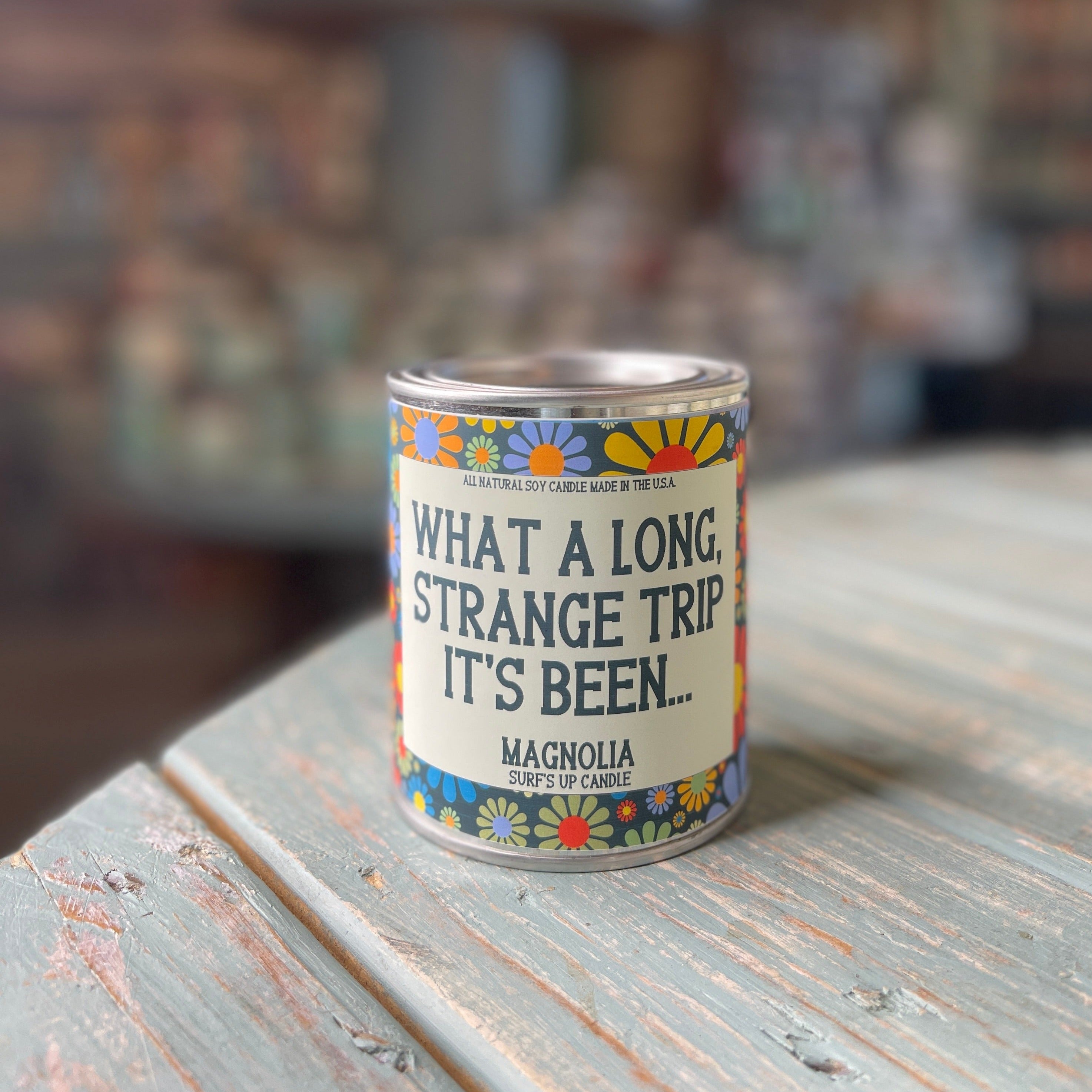 Long Strange Trip Magnolia Witty Paint Can Candle - Grateful Dead Inspired Collection