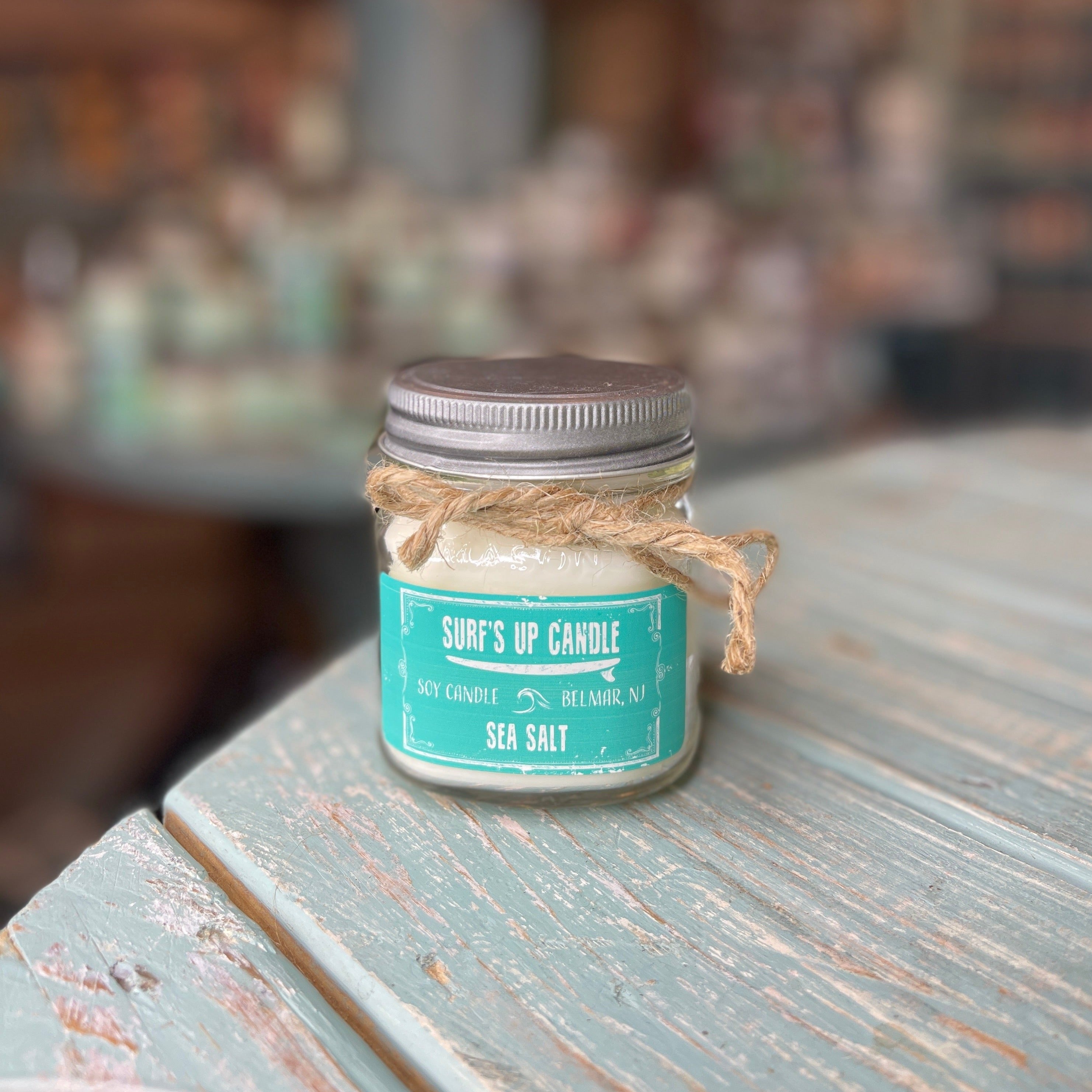 Seaside Cotton Mason Jar Candle - Original Collection