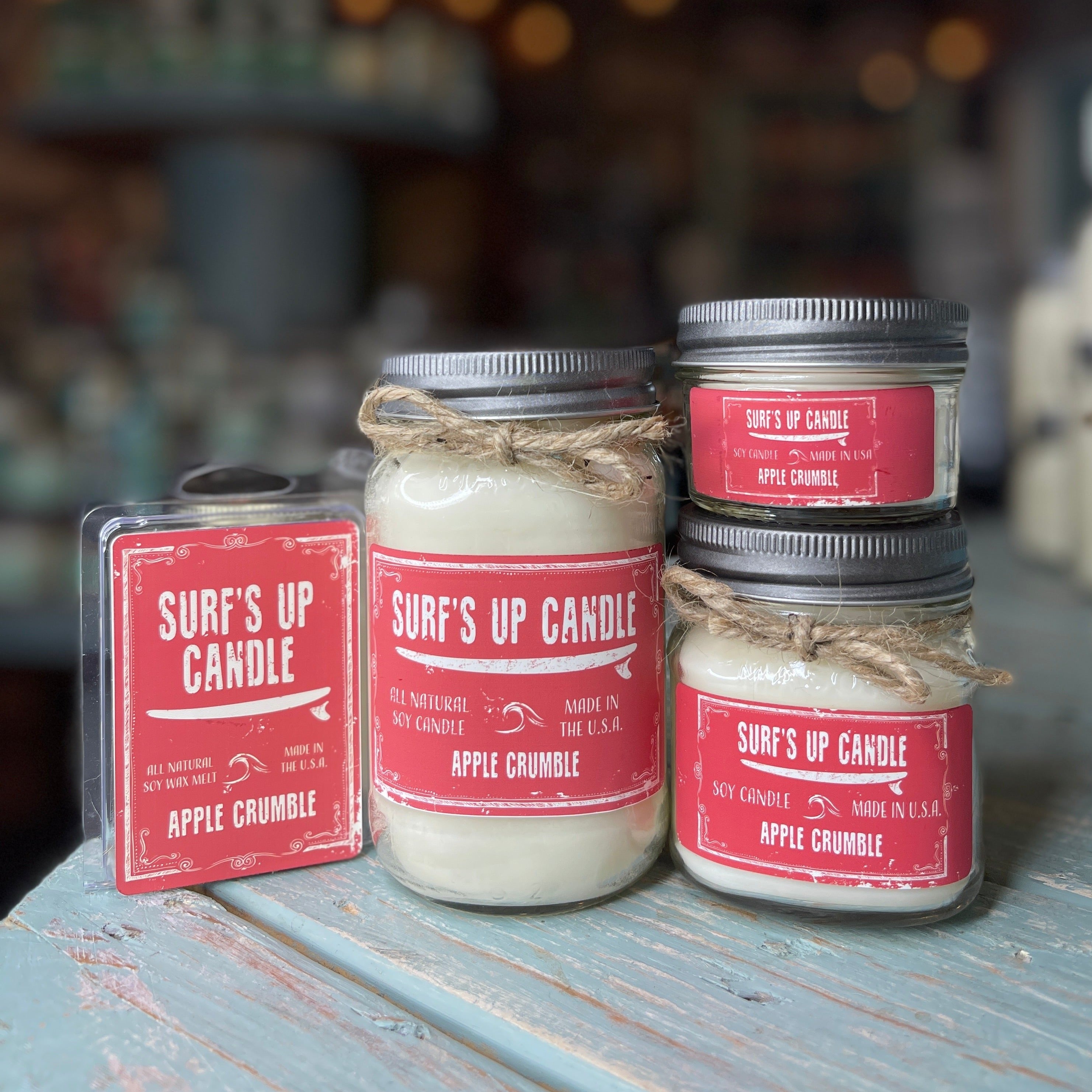 Apple Crumble Mason Jar Candle - Original Collection