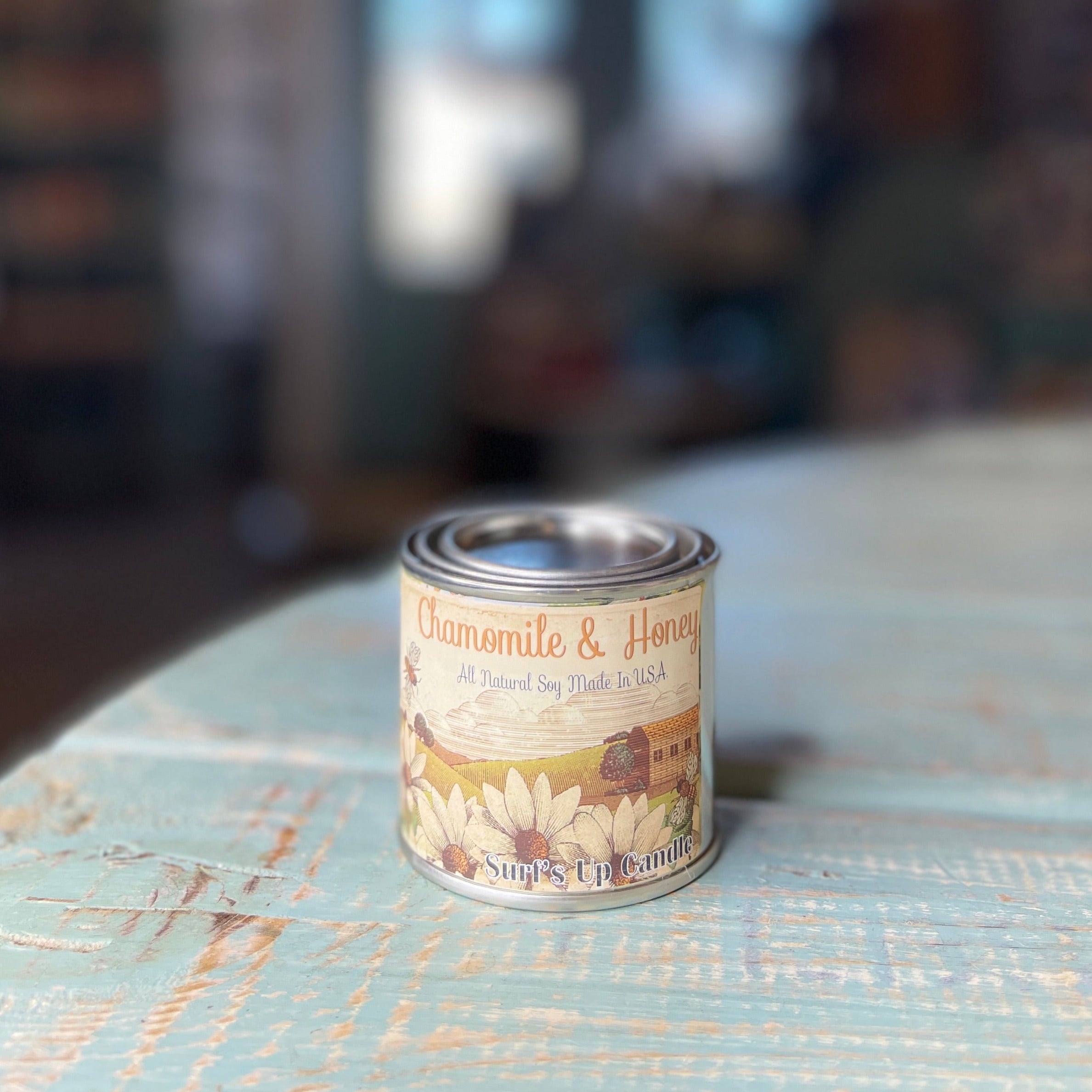 Chamomile and Honey Paint Can Candle - Vintage Collection