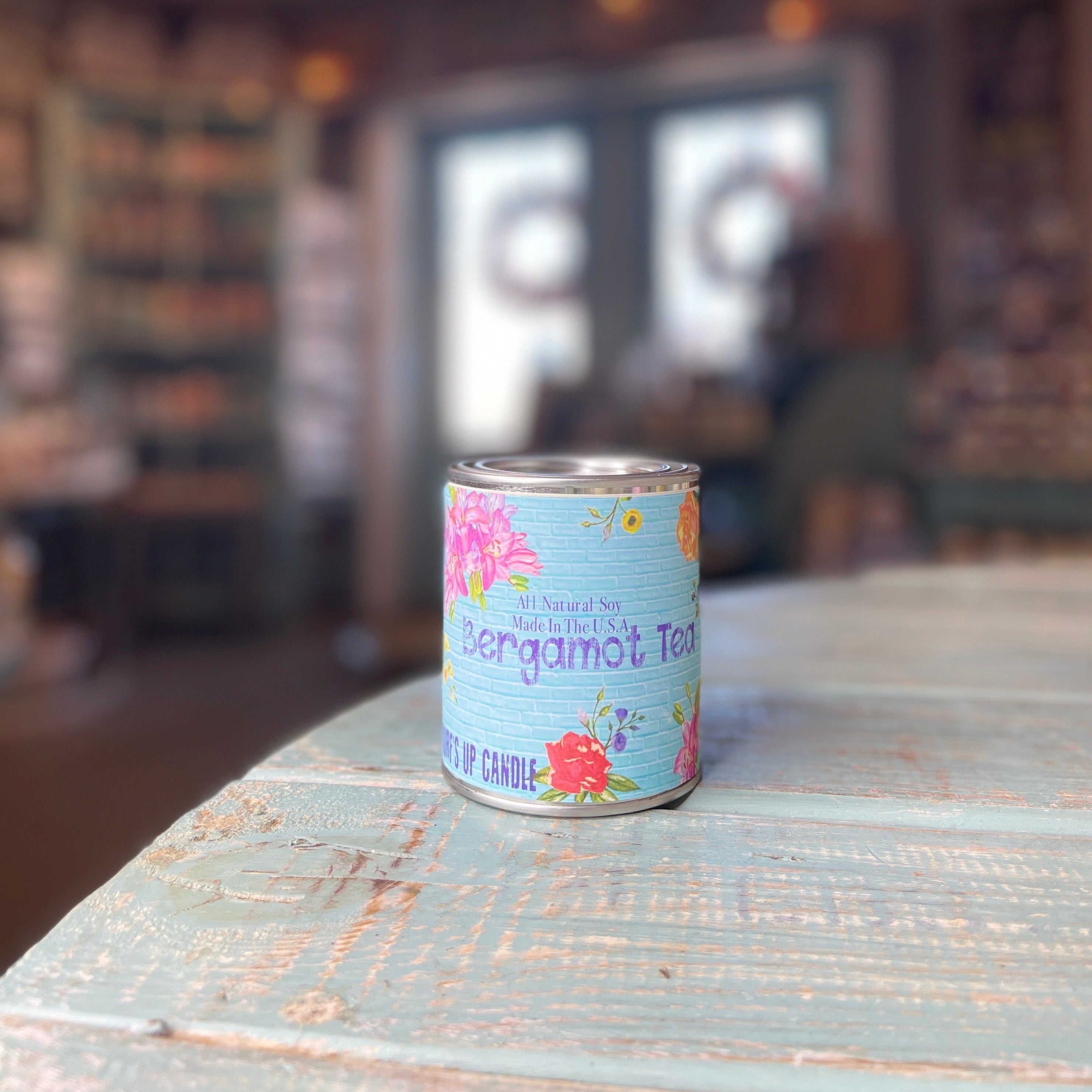 Bergamot Tea Paint Can Candle - Vintage Collection