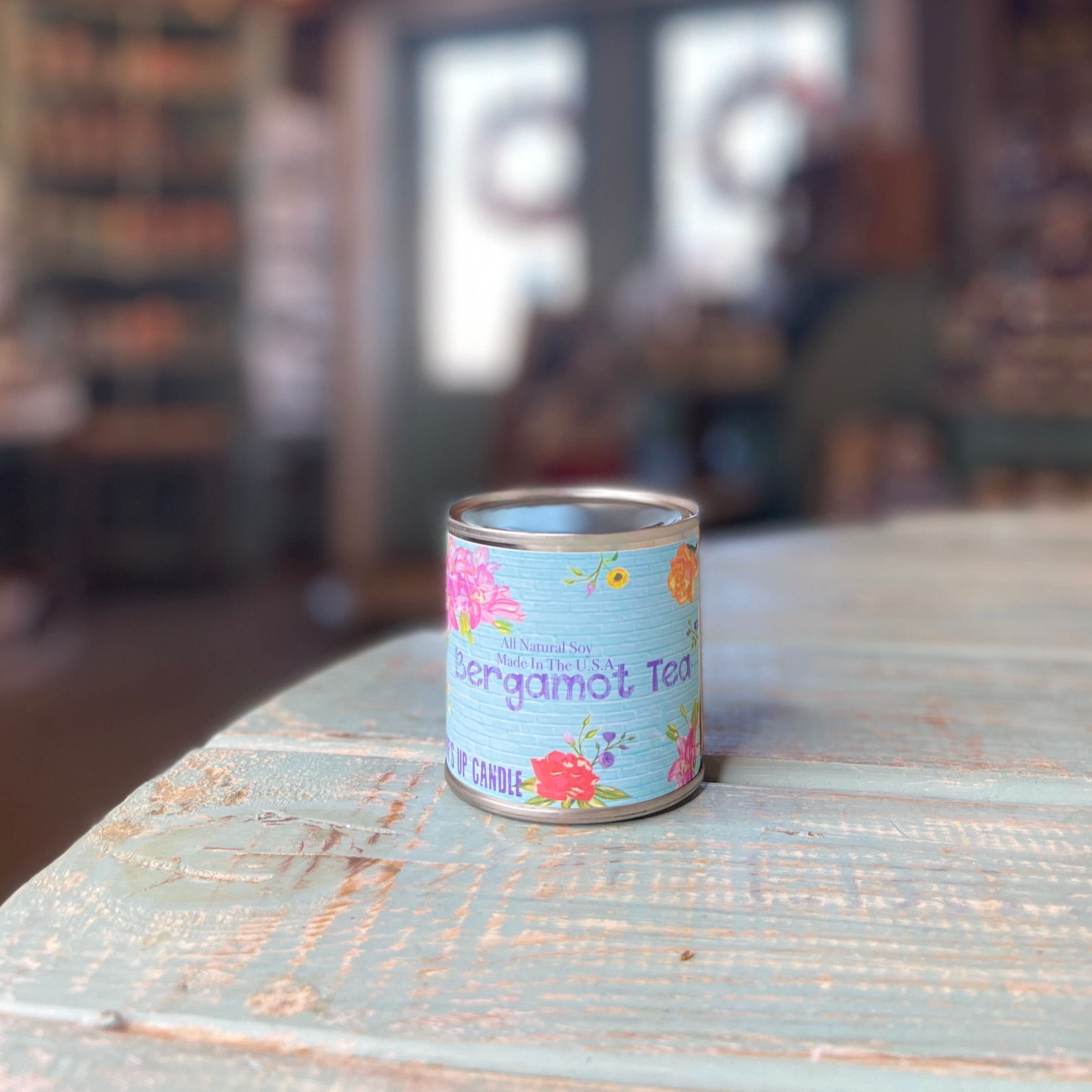 Bergamot Tea Paint Can Candle - Vintage Collection
