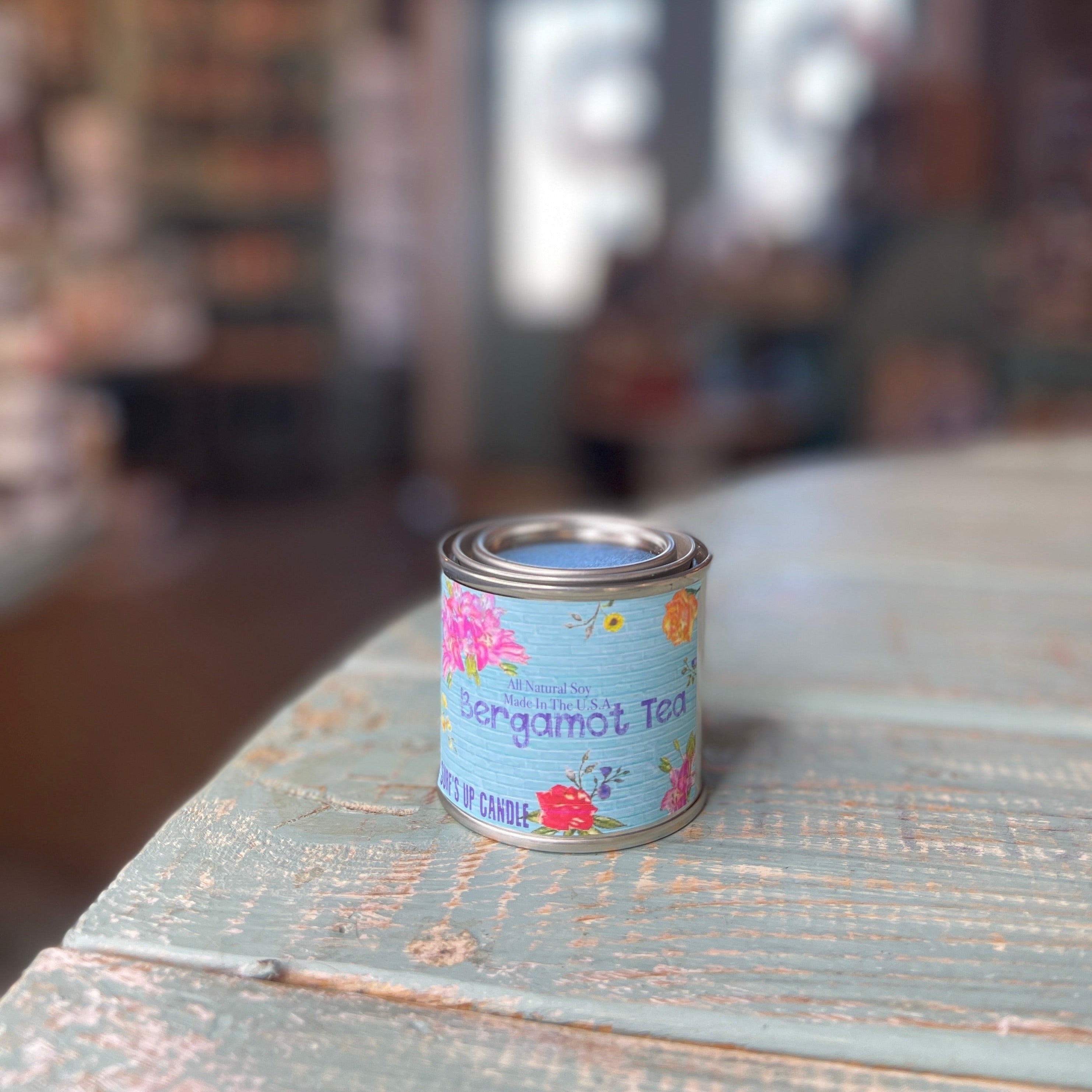 Bergamot Tea Paint Can Candle - Vintage Collection