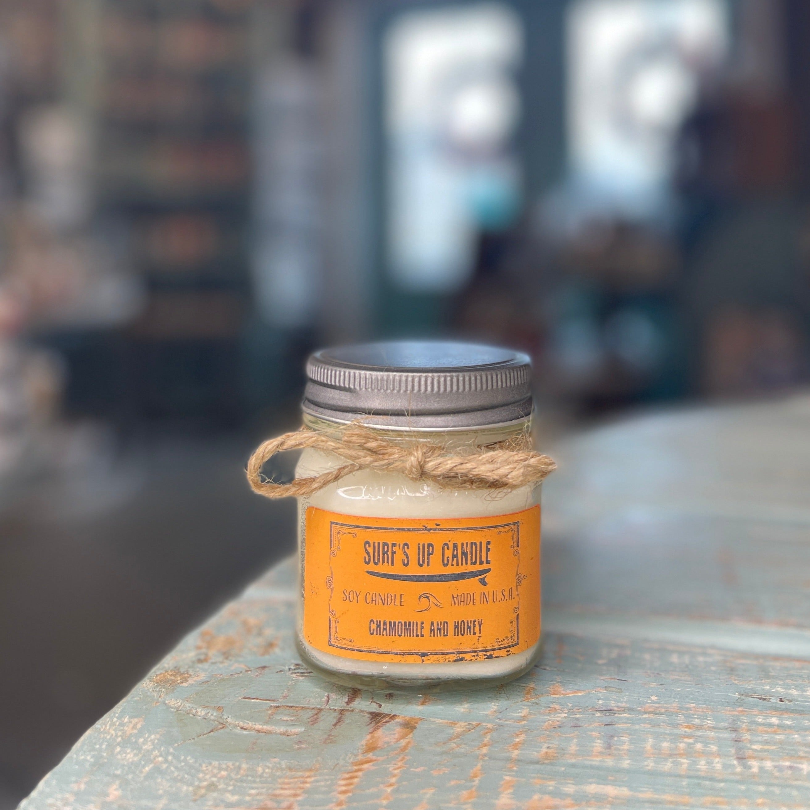 Chamomile and Honey Mason Jar Candle - Original Collection