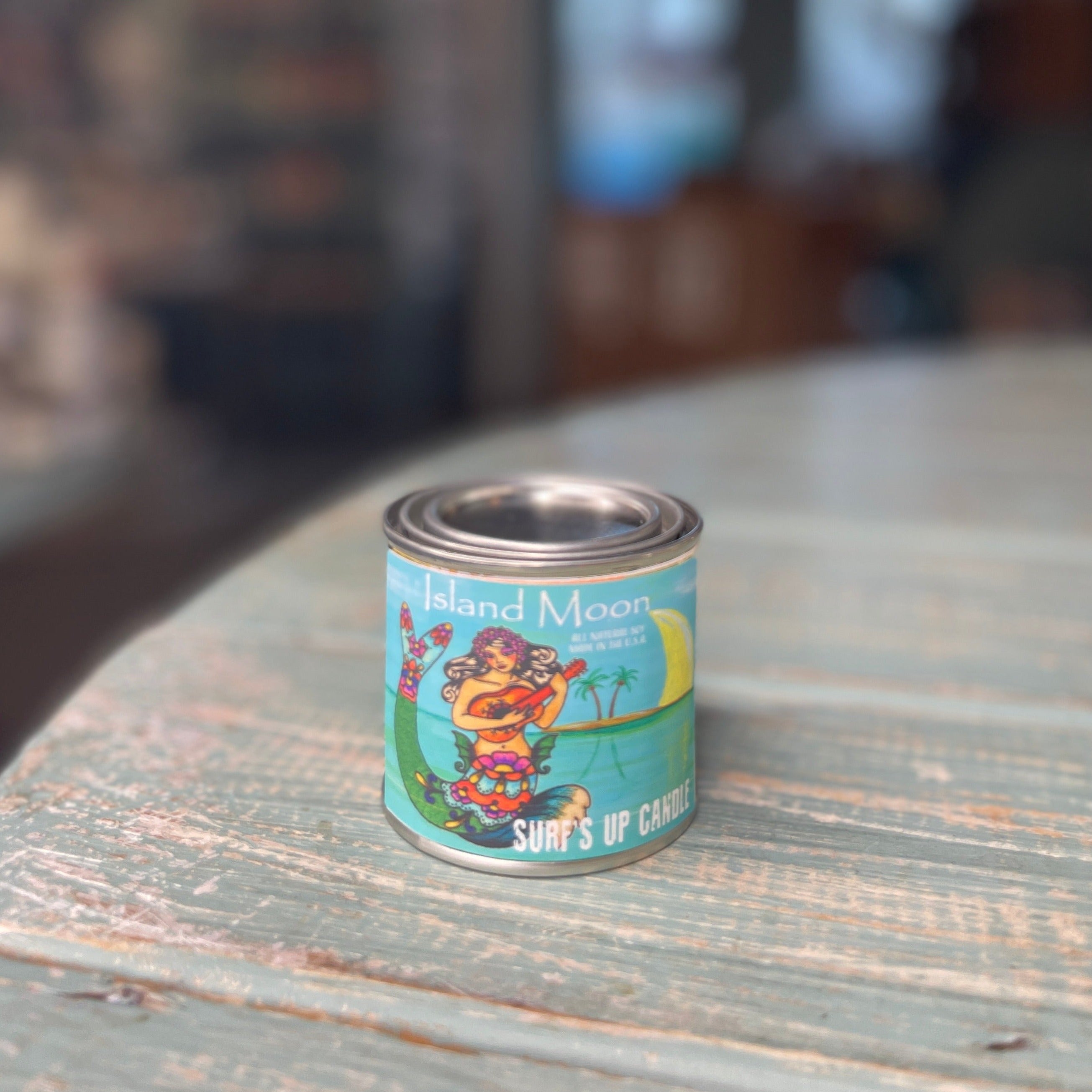 Island Moon Paint Can Candle - Vintage Collection