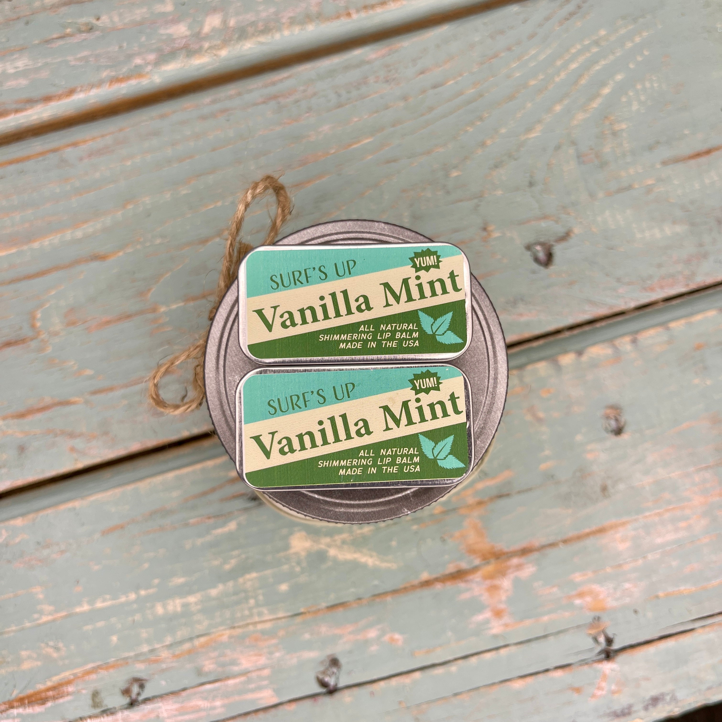 Vanilla Mint Shimmering Lip Balm - Pack of 2