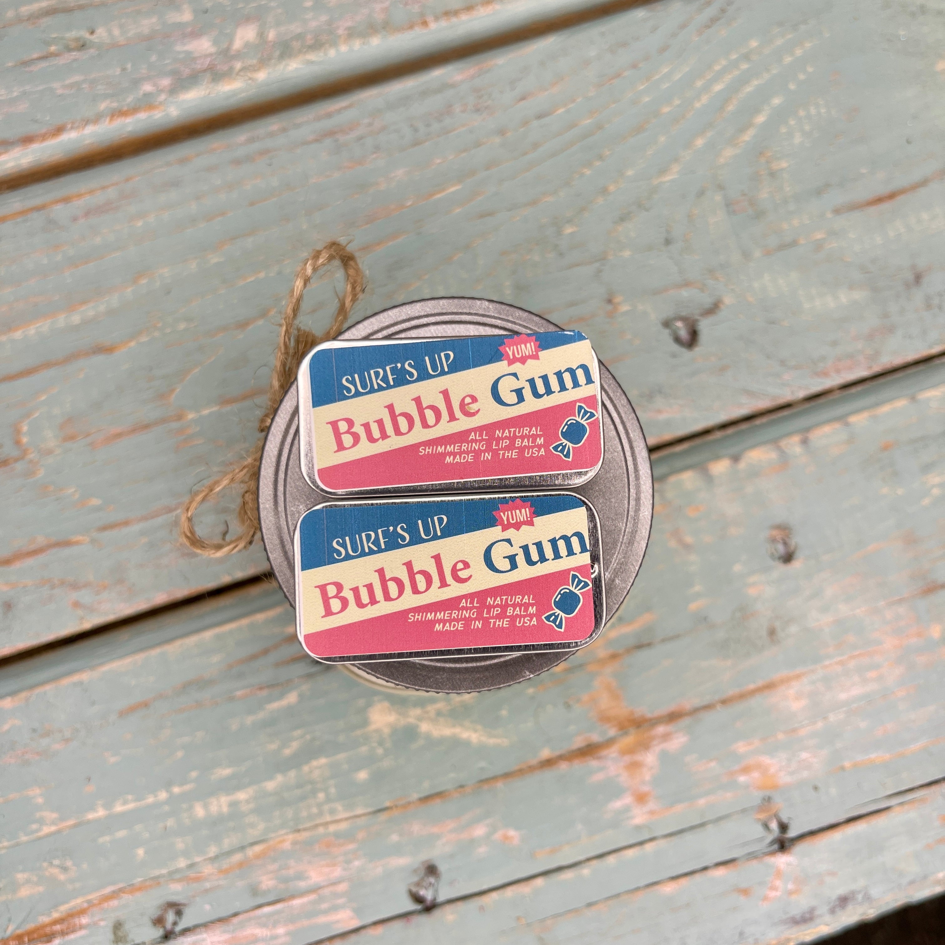 Bubble Gum Shimmering Lip Balm - Pack of 2