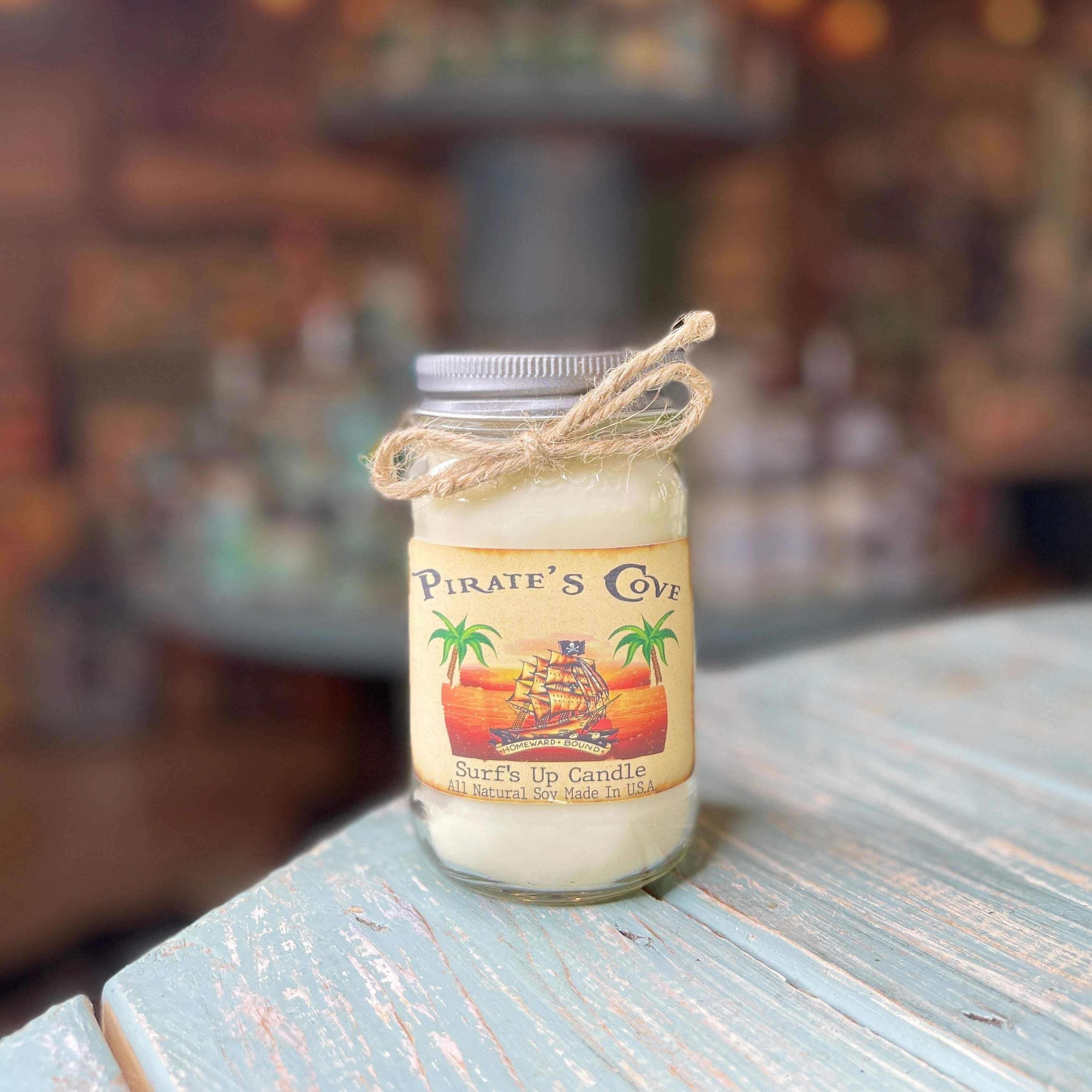 Pirates Cove Mason Jar Candle - Vintage Collection