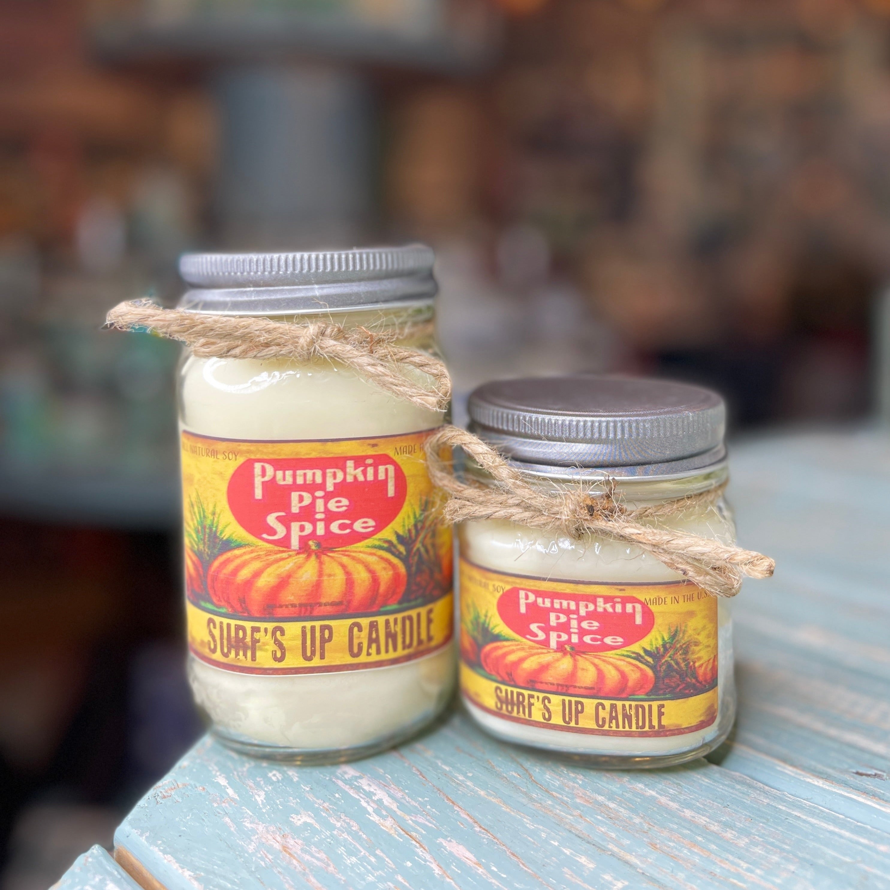 Pumpkin Spice Mason Jar Candle - Vintage Collection
