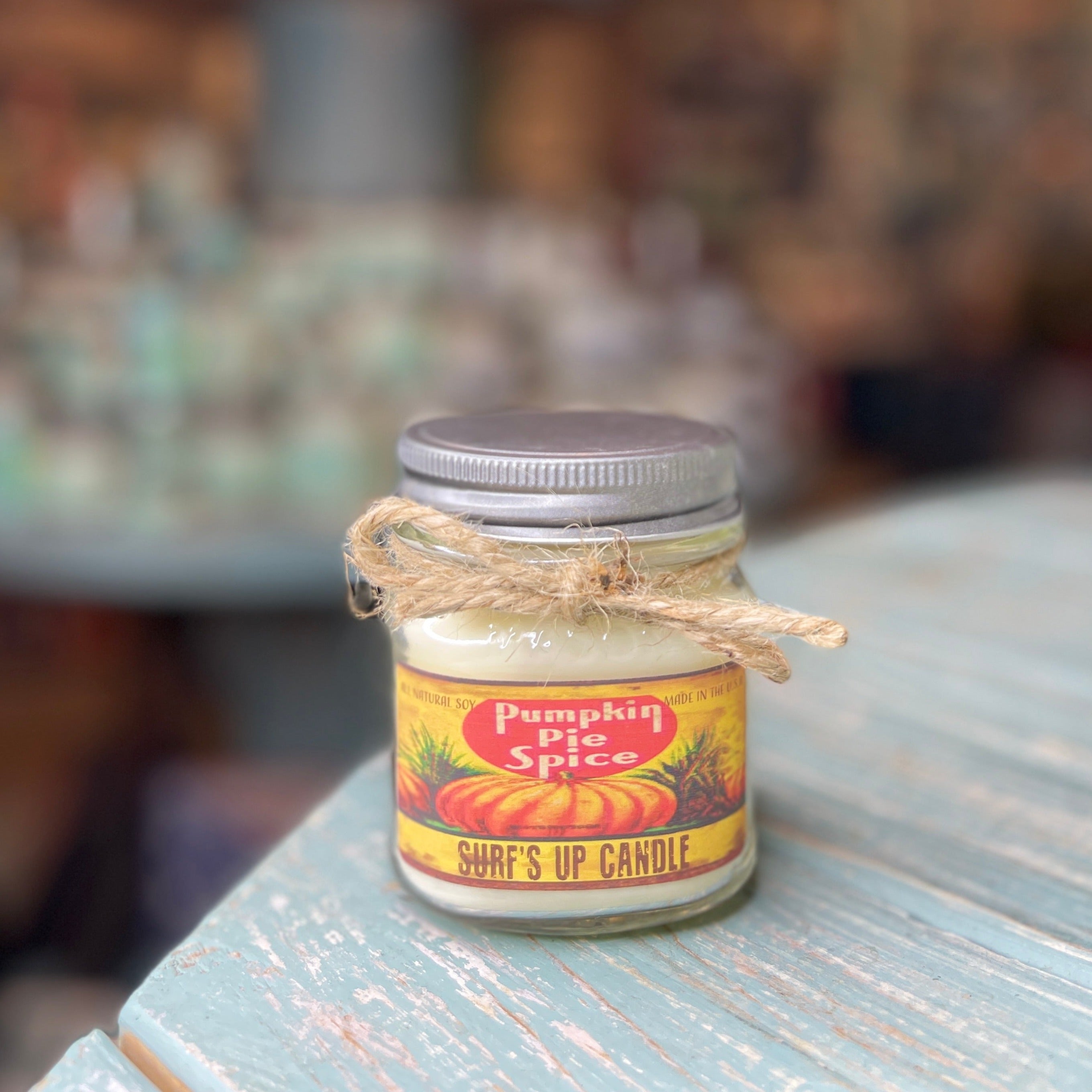 Pumpkin Spice Mason Jar Candle - Vintage Collection
