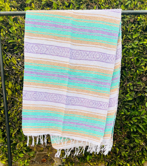 Beach Towels l Throw Blankets - Purple | Brown | Blue #54