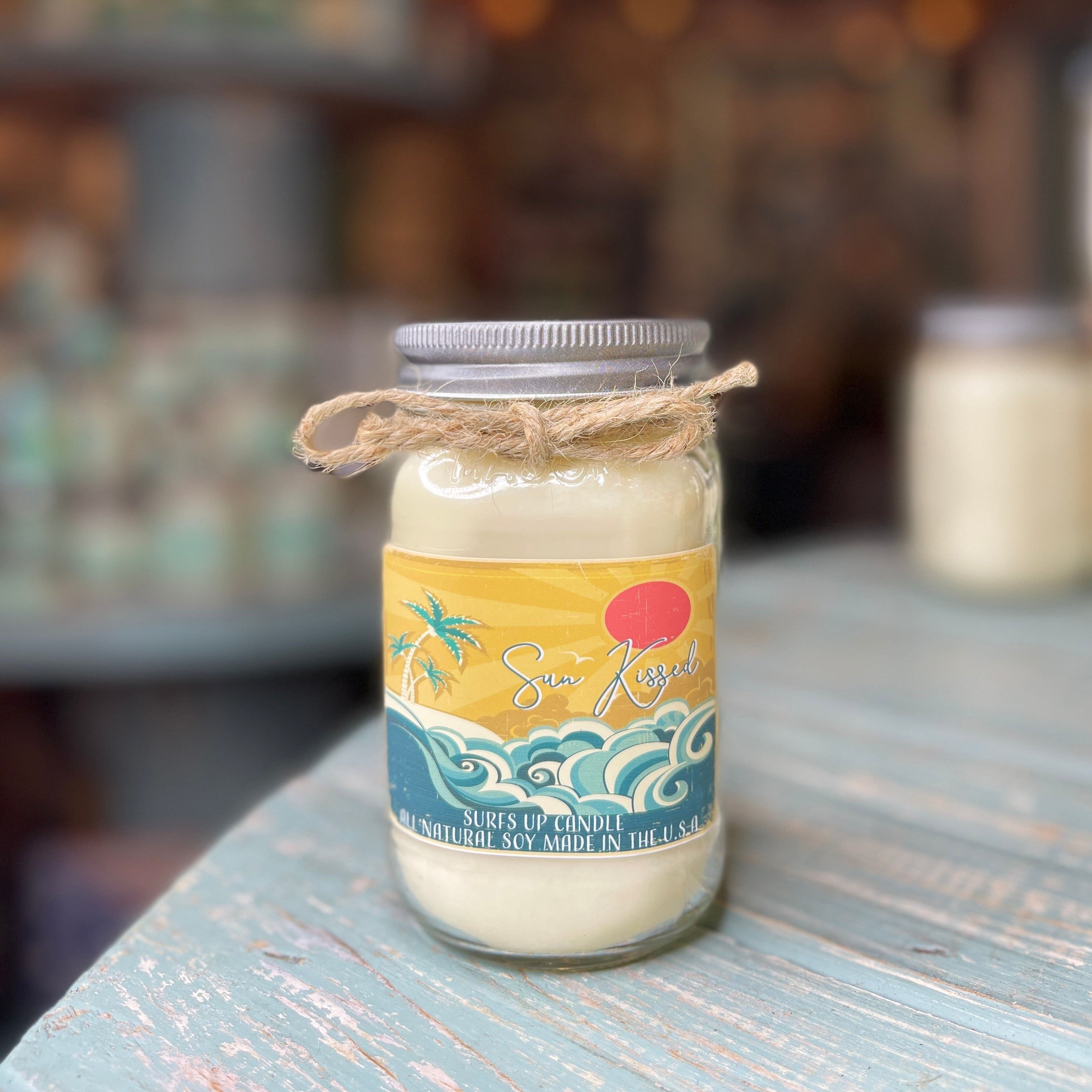 Sun Kissed Mason Jar Candle - Vintage Collection