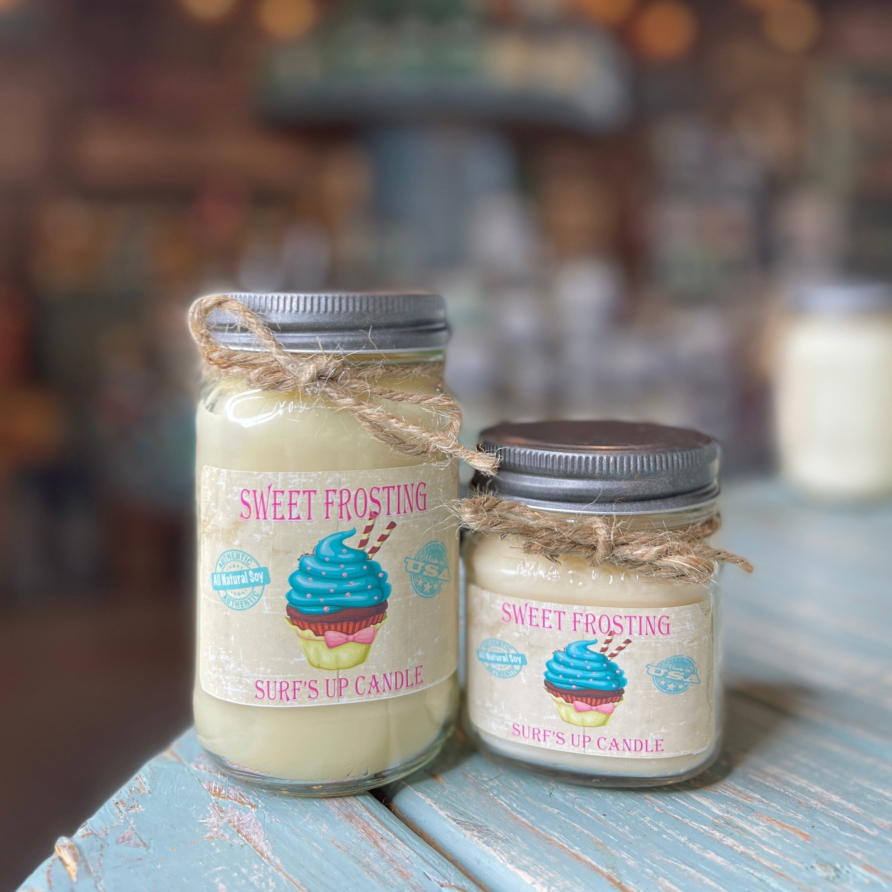 Sweet Frosting Mason Jar Candle - Vintage Collection