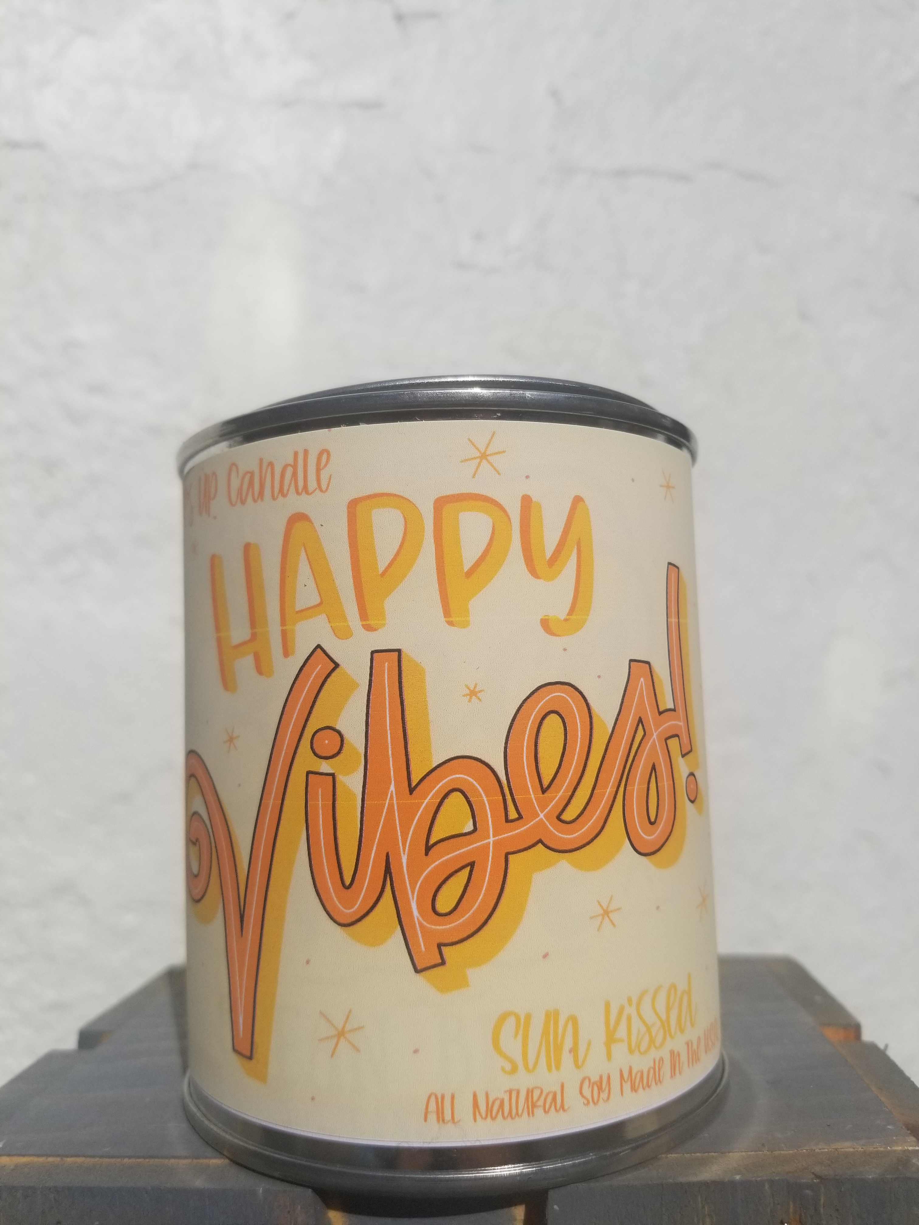 Sun Kissed Happy Vibes Paint Can Candle