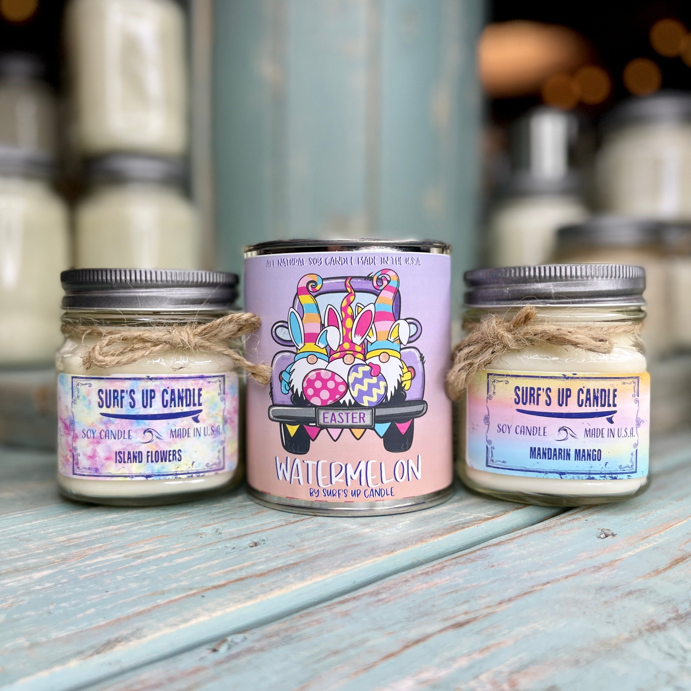Easter Tie Dye Candle Trio- Easter Collection